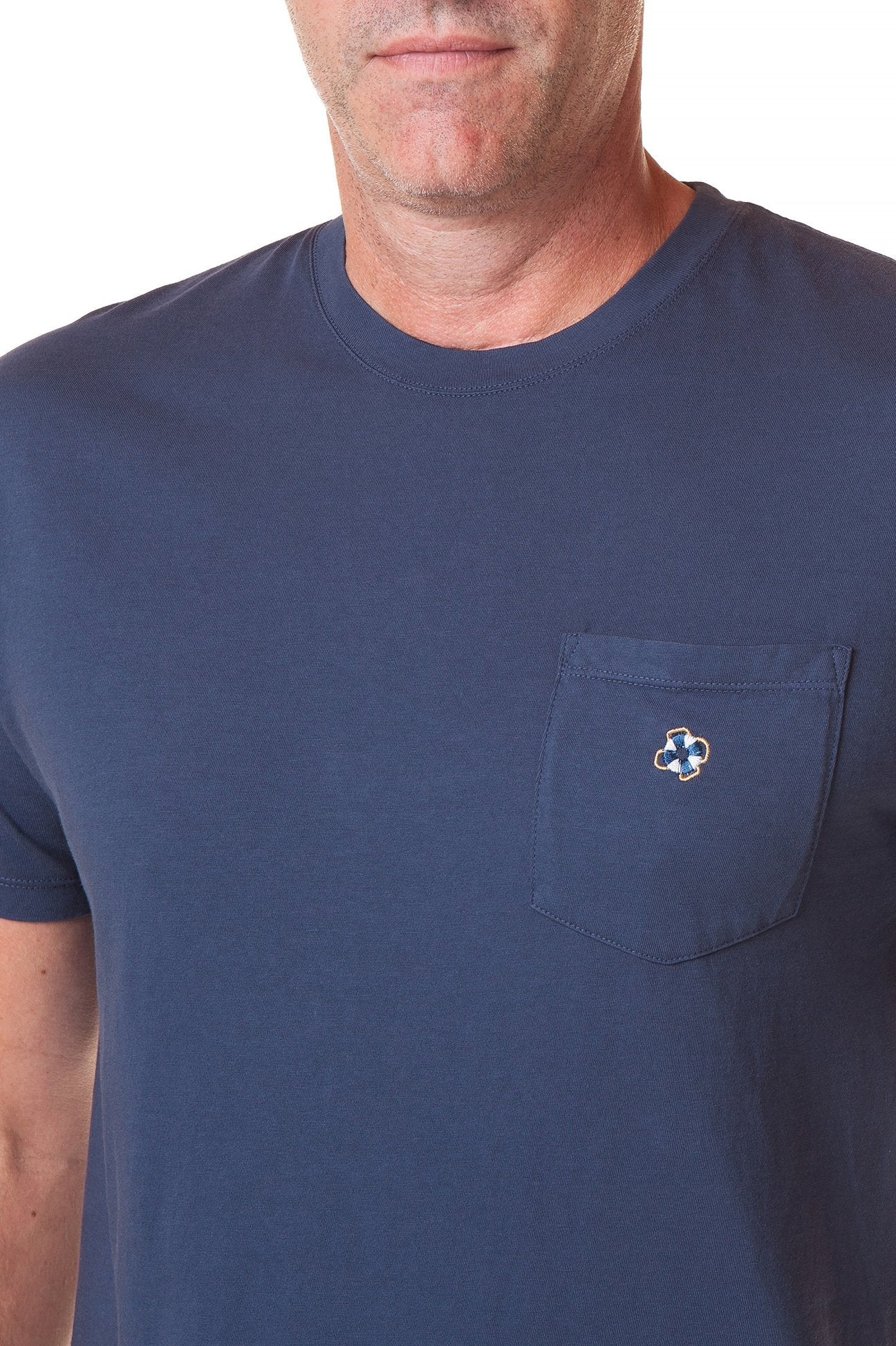 Castaway Navy Beach T-Shirt for Men - Comfortable & Stylish Summer Casual Wear for Beach Vacation & Outdoor Activities