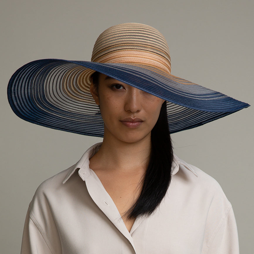 Sunny Horsehair Sunhat - Wide Brim UV Protection Summer Hat for Women - Perfect for Beach, Garden, and Outdoor Activities