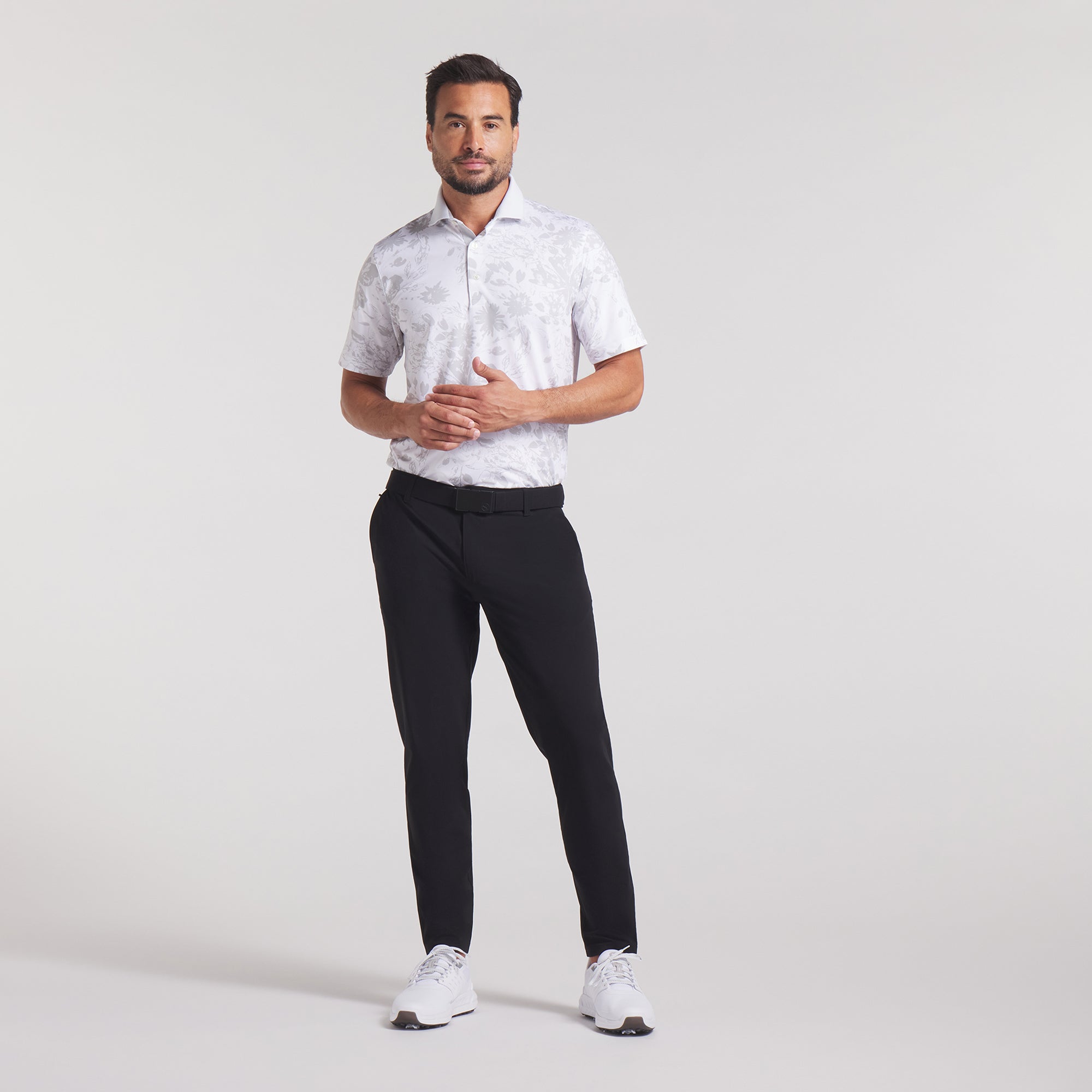 Premium MATTR Rose Golf Polo Shirt for Men - Breathable & Moisture-Wicking Performance Wear - Perfect for Golf, Tennis & Casual Outings