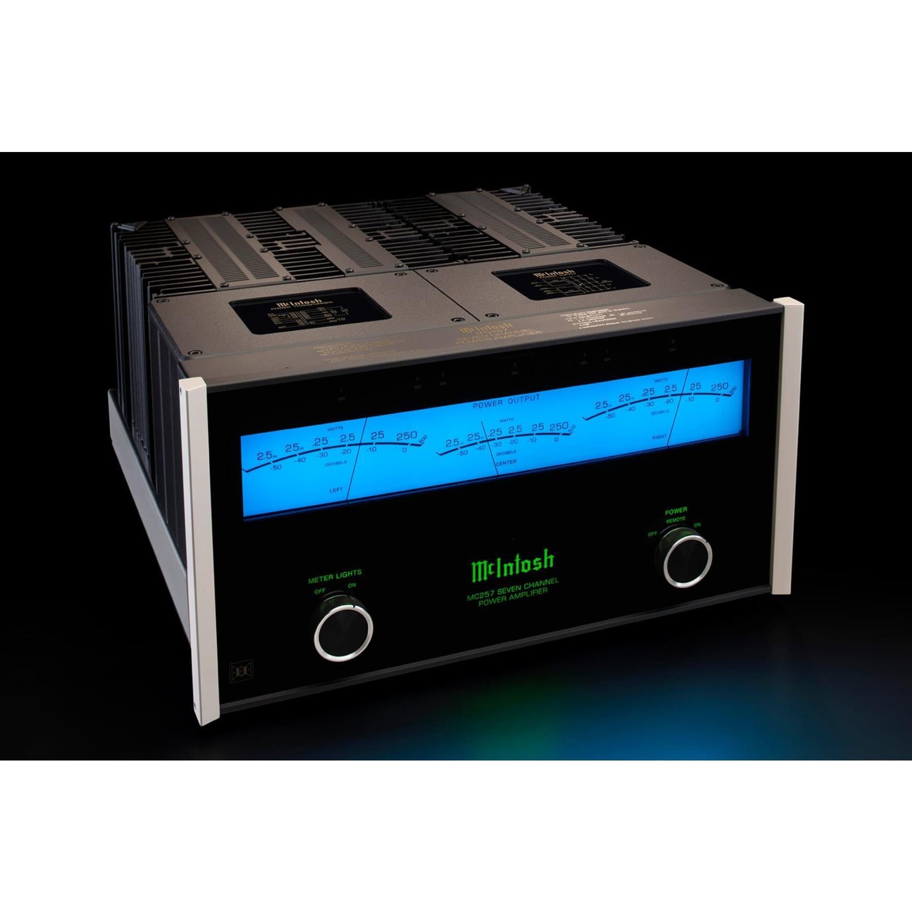 McIntosh MC257 7-Channel Solid State Power Amplifier - High-Performance Home Theater & Audio System for Immersive Movie & Music Experience