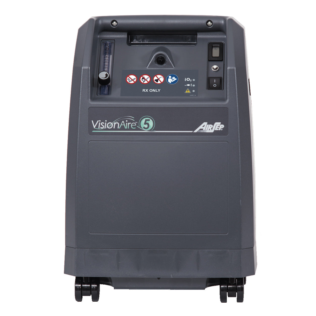 VisionAire 5LPM Oxygen Concentrator for Home Use - Portable Oxygen Machine with Adjustable Flow, Quiet Operation for Sleep & Travel - Ideal for COPD Patients & Elderly Care