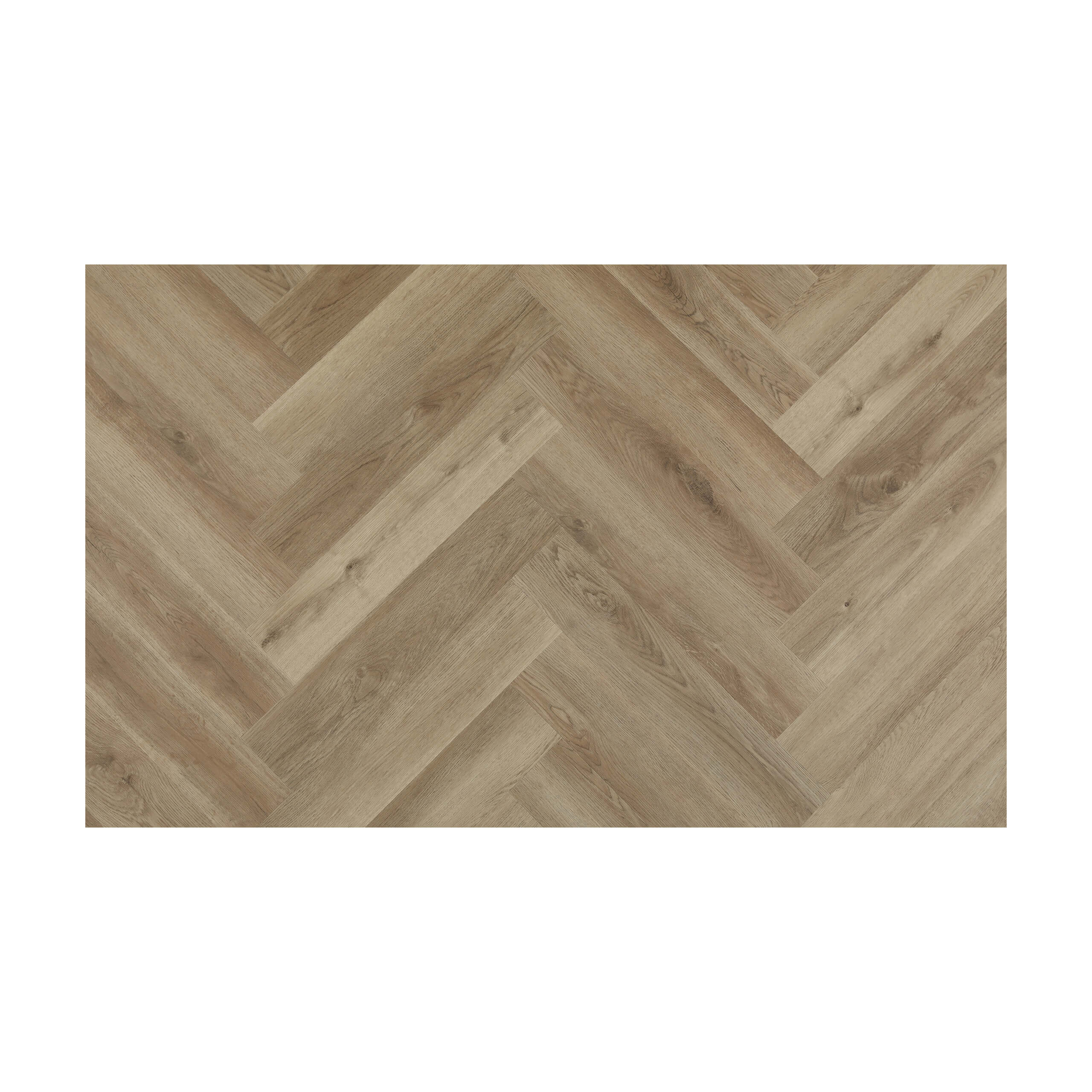 Belle Vie Herringbone Hybrid Flooring 625x125x7mm Sherwood Oak Engineered Wood - Perfect for Living Room, Bedroom & Home Office Renovation