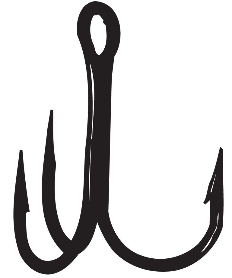 2X Strong Treble Fishing Hooks Size 1/0 - Sharp Stainless Steel Hooks for Bass, Trout, and Saltwater Fishing - Perfect for Lures, Bait, and Fly Fishing Gear
