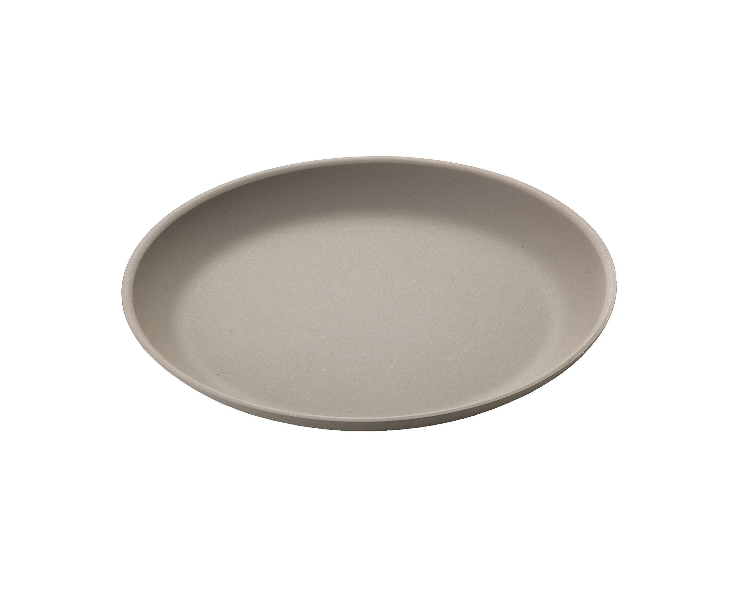 Guzzini My Fusion 8-Inch Melamine Fruit Plate in Taupe - Durable & Stylish Serving Dish for Parties, Picnics, and Everyday Use