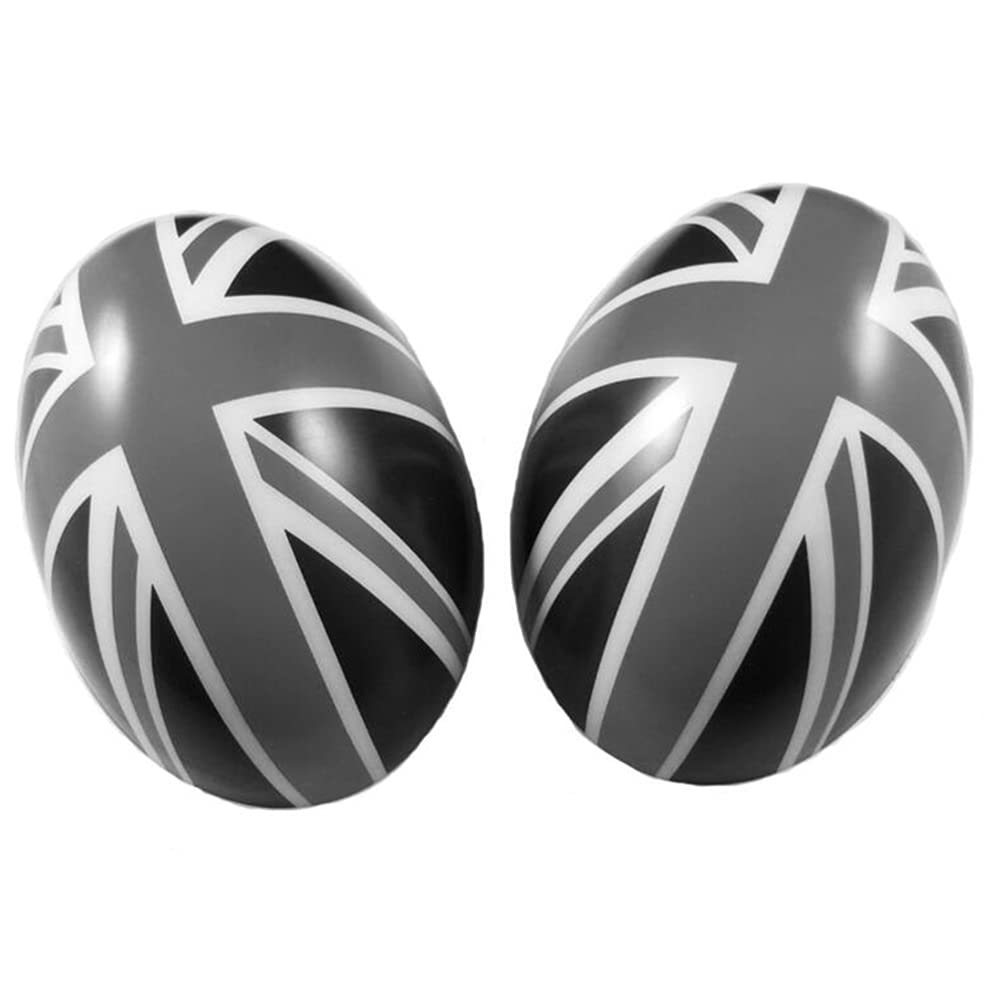 LHKMGH Side Mirror Covers for Mini Cooper R55-R61 - Replacement Car Door Rearview Mirror Caps (Set of 2) - Durable ABS Plastic, Easy Installation, Perfect Fit for Mini Cooper Models - Upgrade Your Car Exterior Style