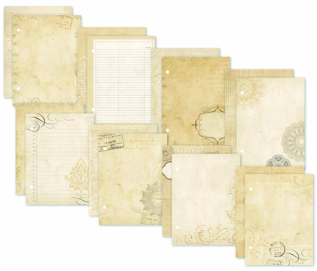 Simple Stories Documented Journal Album Pages - Scrapbooking Supplies for Memory Keeping, Photo Albums & Creative Projects | Perfect for DIY Scrapbooks, Card Making & Gift Ideas