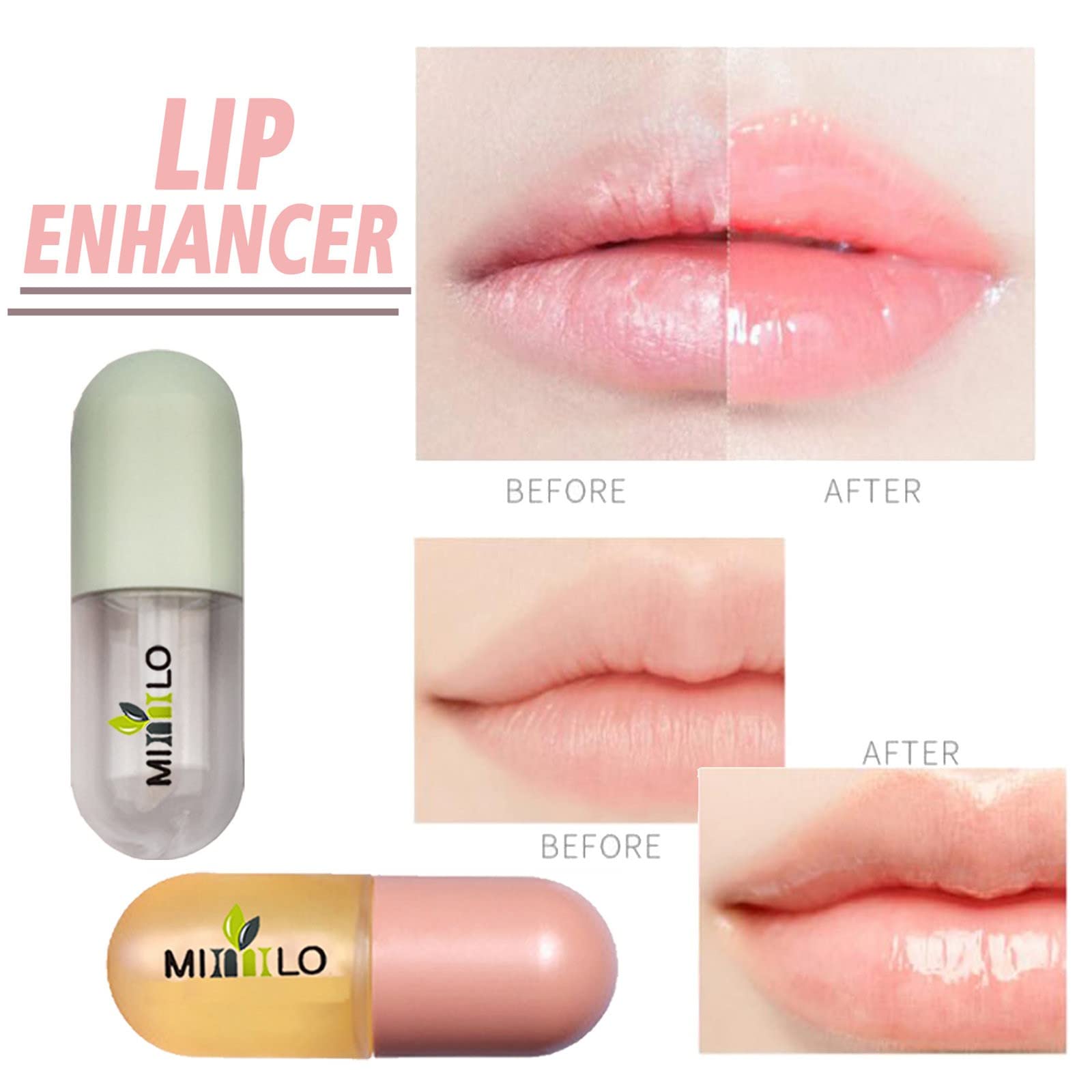 **Profusion Cosmetics Lip Plumper Set – Natural Lip Enhancer & Hydrating Lip Care Serum for Fuller Lips, Reduces Fine Lines, 11ml – Perfect for Daily Use & Nighttime Lip Treatment**