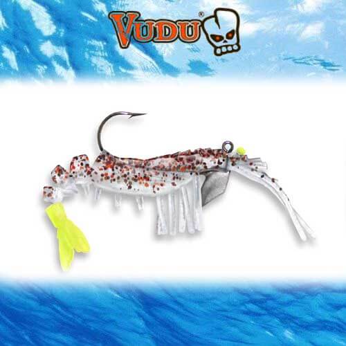 Egret Baits Jumbo Vudu Shrimp Soft Plastic Lures 4