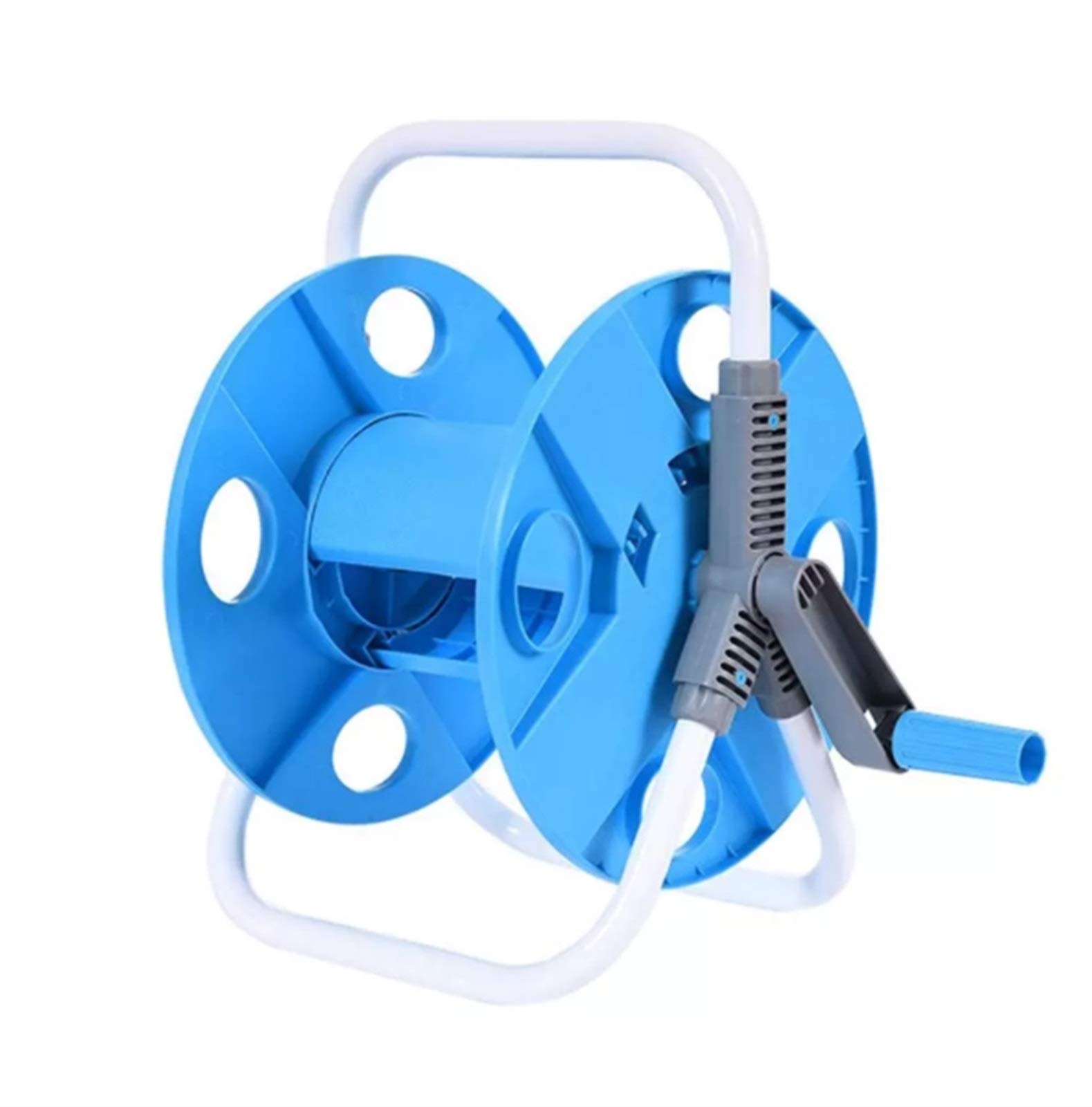 Lincheer Portable Garden Hose Reel - Heavy Duty Water Pipe Storage & Winding Tool Rack Holder for Efficient Irrigation - Perfect for Lawn, Yard, and Outdoor Watering Systems