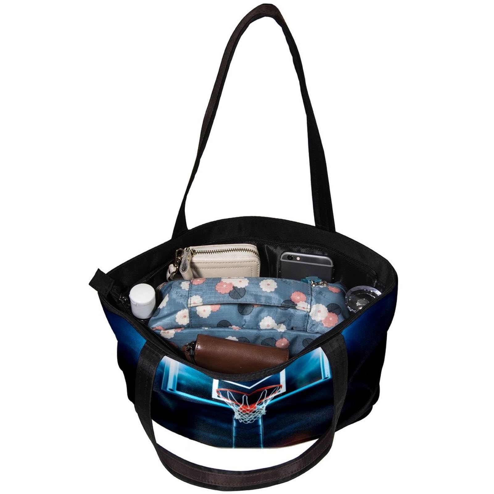 Stylish Women's Tote Bags - Small Handbag for Everyday Use | Perfect for Work, Shopping & Basketball Games