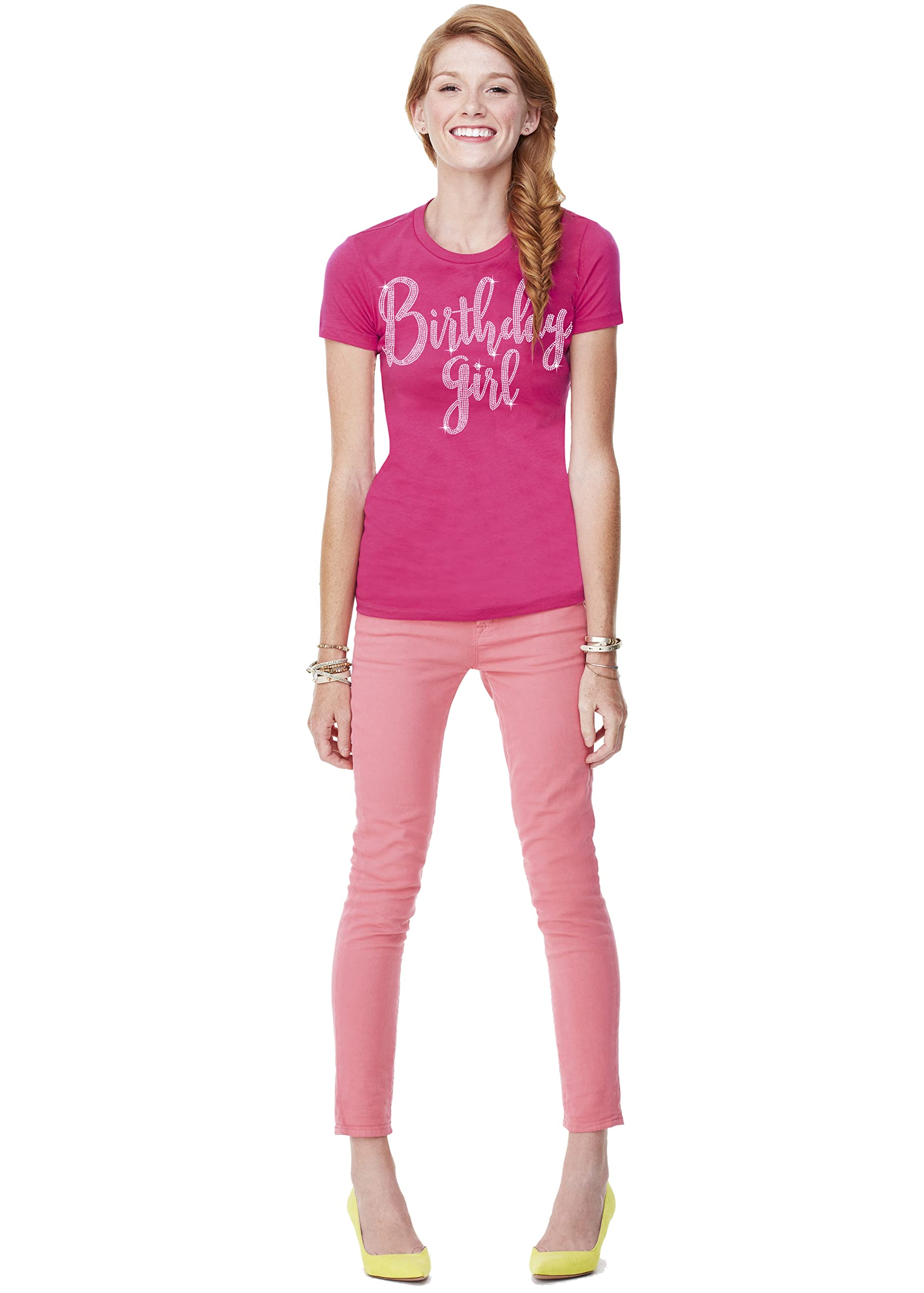 Women's Pink Birthday T-Shirt - Magenta Birthday Tee for Women - Hot Pink Party Outfit for Birthday Celebrations & Girls Night Out