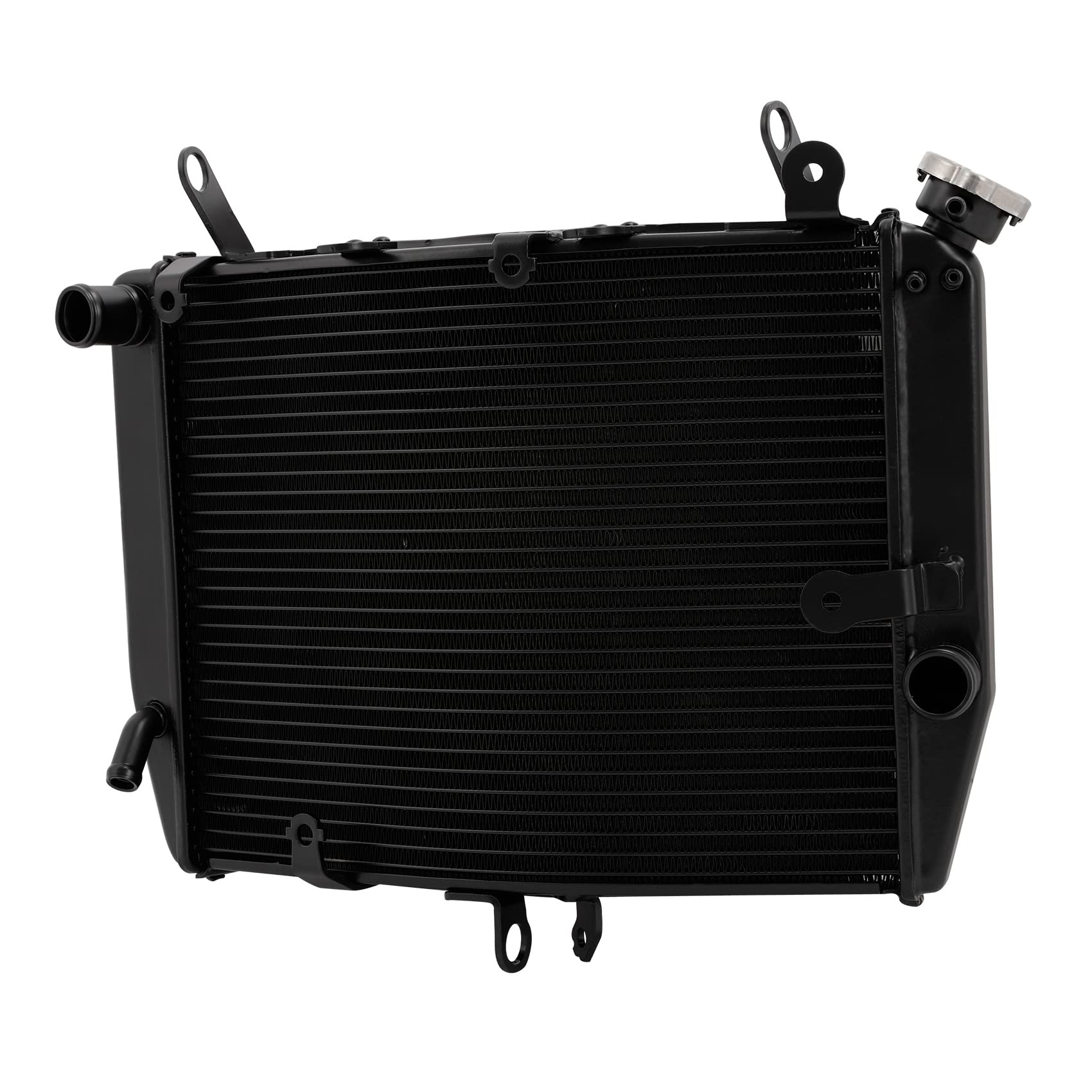 High-Performance TCT-MOTORPARTS Engine Cooler Radiator for Yamaha YZF R6 (2003-2004) & R6S (2006-2010) - Enhanced Cooling System for Motorcycle Racing & Daily Commuting