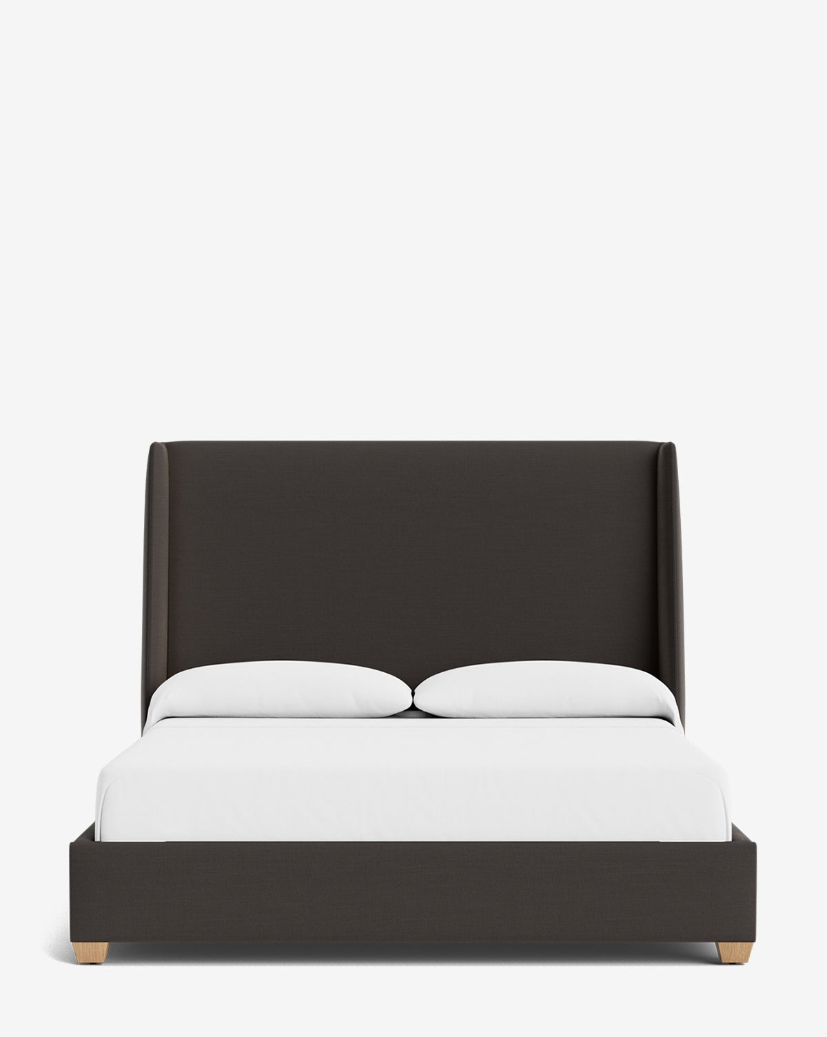 Walt Bed Tall Headboard - Queen Size Upholstered Bed Frame with Adjustable Height - Perfect for Modern Bedroom Decor & Small Spaces