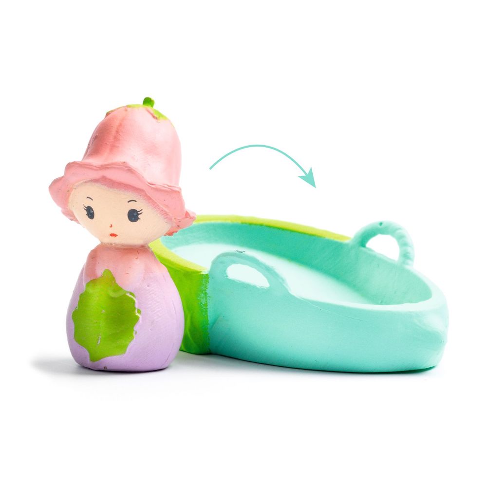 Djeco Tinyly Lily & Sylvestre Wooden Puzzle - Educational Montessori Toy for Toddlers 2-4 Years - Perfect for Early Learning & Playtime Activities