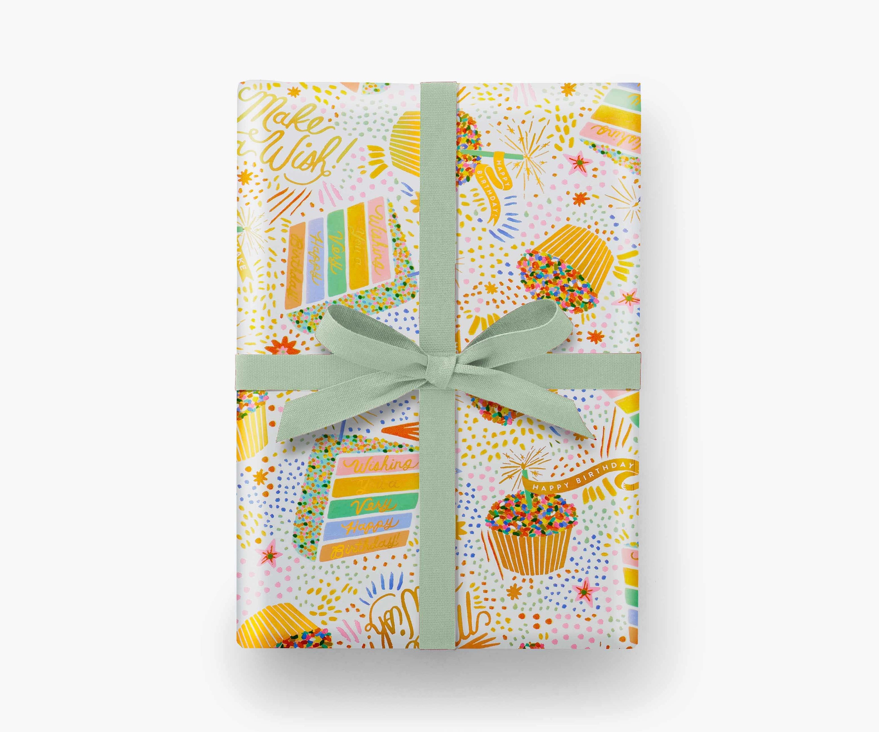 Happy Birthday Cake Continuous Roll - Premium Edible Cake Decorating Topper for Birthday Parties, Weddings & Celebrations - Perfect for DIY Cake Decorating & Dessert Presentation