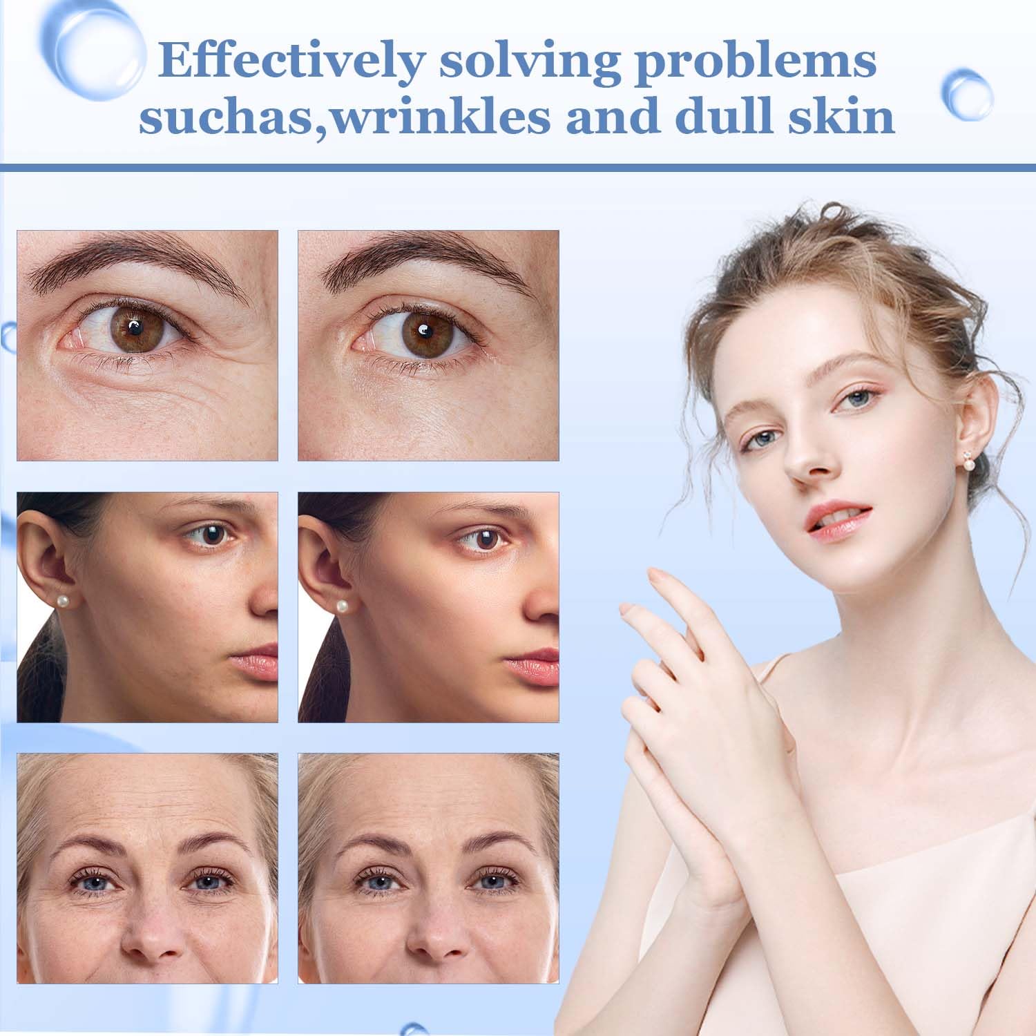 **Collagen Face Mask - Anti Wrinkle & Deep Hydrating Overnight Hydrogel Mask for Firming & Lifting - Skin Elasticity Improvement (4Pcs) - Perfect for Night Skincare Routine & Anti-Aging Treatment**