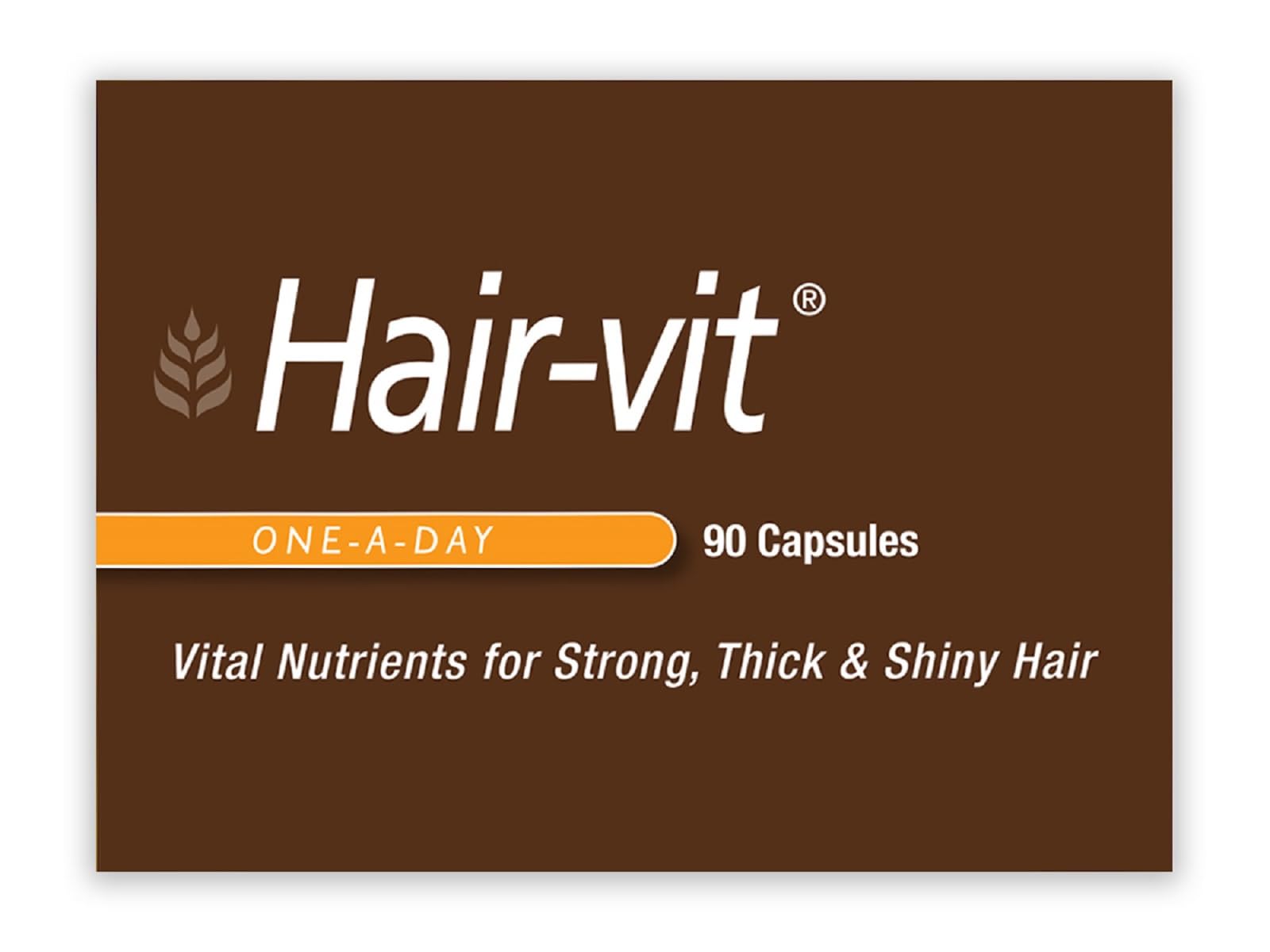 Hair VIT 90 Capsules - Daily Hair Growth Supplement with B-Vitamins & Amino Acids for Strong, Thick & Shiny Hair - Supports Healthy Hair Growth for Men & Women - Perfect for Daily Hair Care Routine