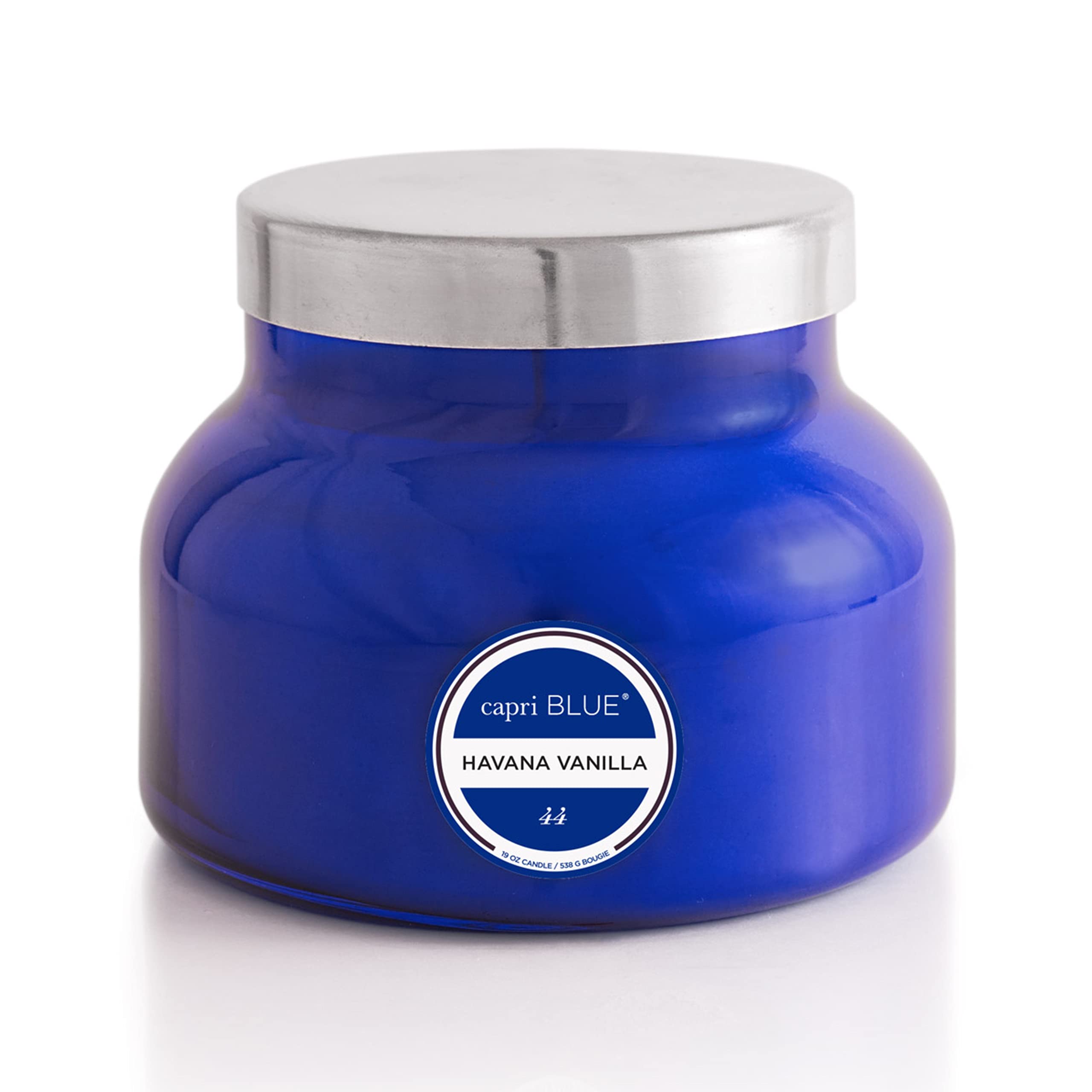 Capri Blue Scented Soy Wax Candles - Vanilla Bergamot Sandalwood Luxury Jar Candle (19oz) - Perfect for Home Decor, Romantic Gifts & Relaxation - Havana Vanilla Scented Candle for Women & Men