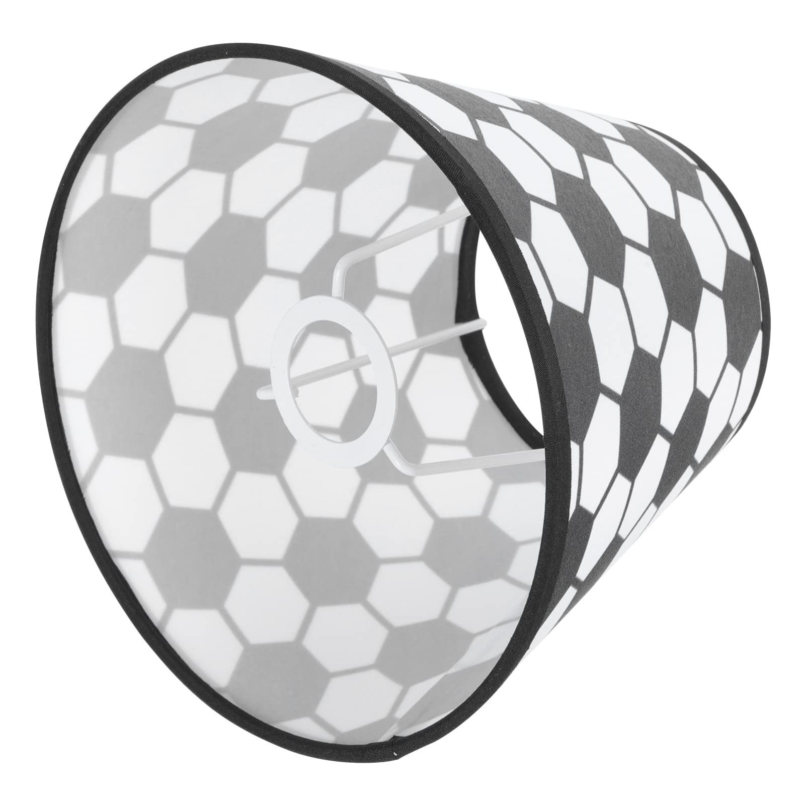 Beaupretty Barrel Lampshade Fabric Lamp Shade - Soccer Ball Pattern Hanging Light Cover for Table Lamp & Ceiling Light Decor | Perfect for Living Room, Bedroom, and Nursery Lighting