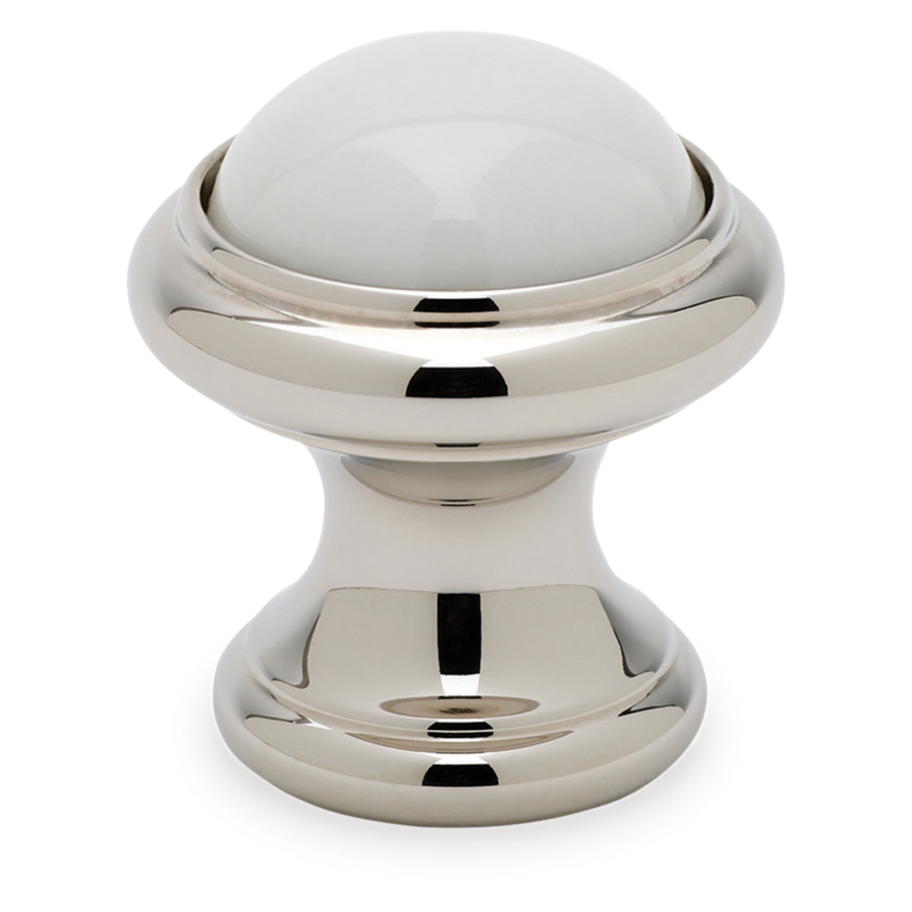 Etoile Porcelain Cabinet Knob 1 1/4 Inch - Elegant Drawer & Cabinet Hardware for Kitchen, Bathroom, and Furniture Upgrade