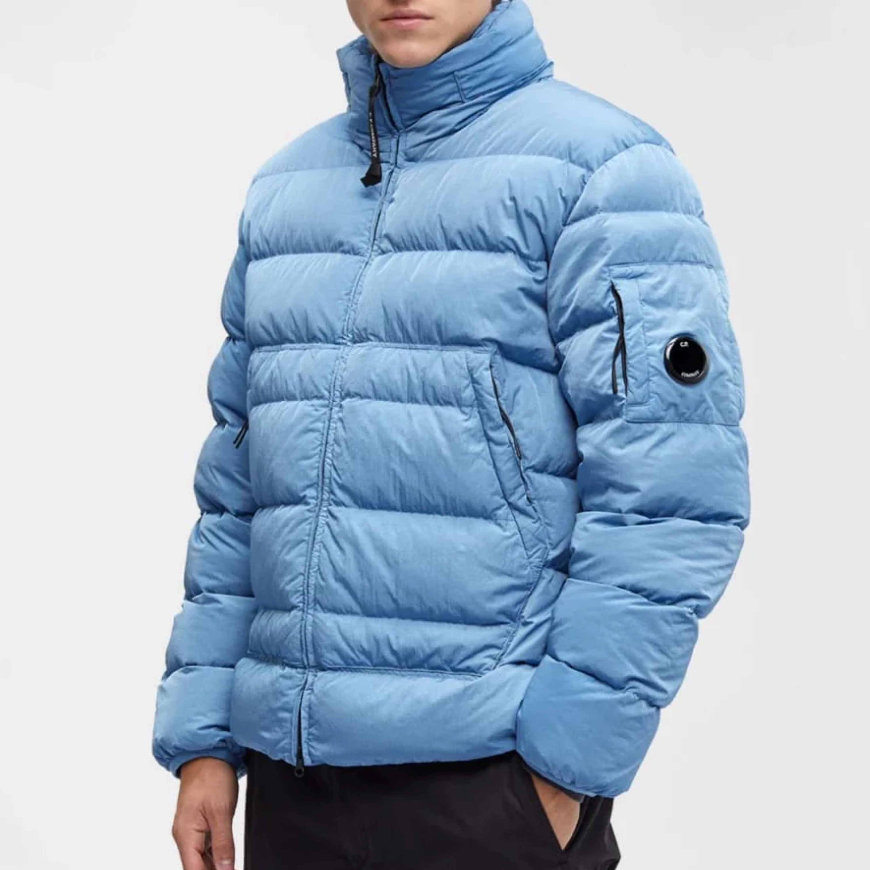 CP Company Chrome R Down Jacket - Lightweight Warm Winter Coat for Men | Waterproof & Windproof | Perfect for Outdoor Activities, Skiing & Hiking