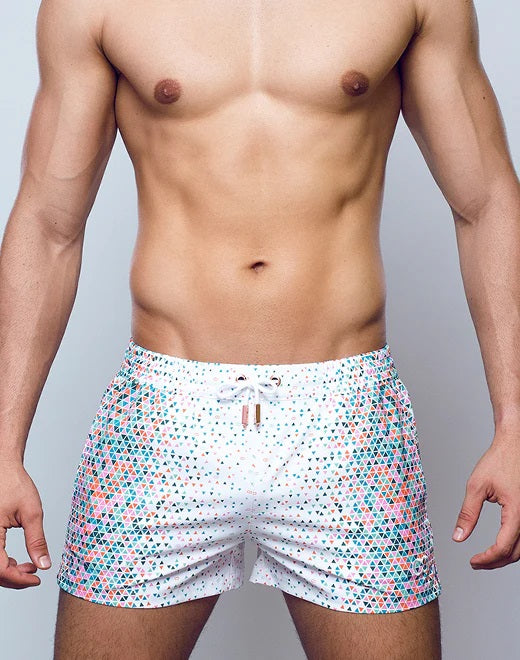 2eros Moana 3 Swim Shorts for Men - Quick Dry Beach Swim Trunks with Pockets - Perfect for Swimming, Surfing & Summer Vacations
