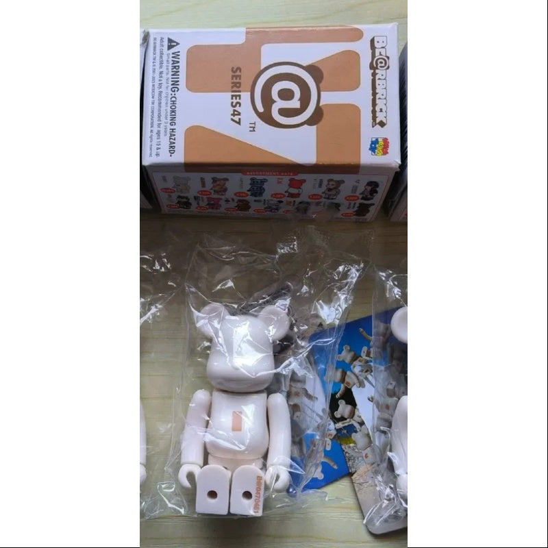 Bearbrick Series 47 BASIC Word I 100% Collectible Vinyl Art Toy - Limited Edition Japanese Designer Figure for Home Display & Pop Culture Enthusiasts