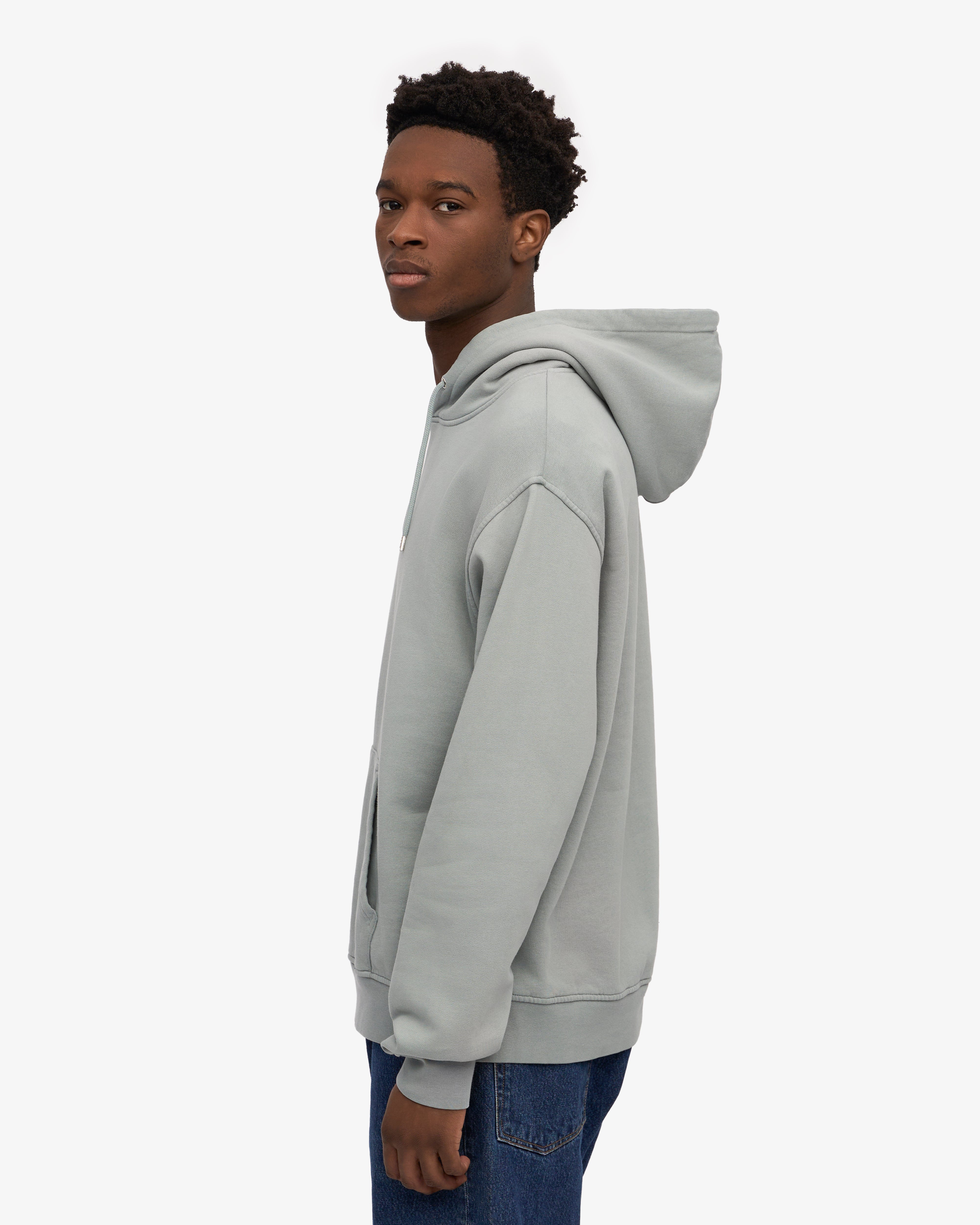 Classic Organic Cotton Hoodie - Steel Blue | Soft & Comfortable Pullover for Men & Women | Perfect for Casual Wear, Gym & Outdoor Activities