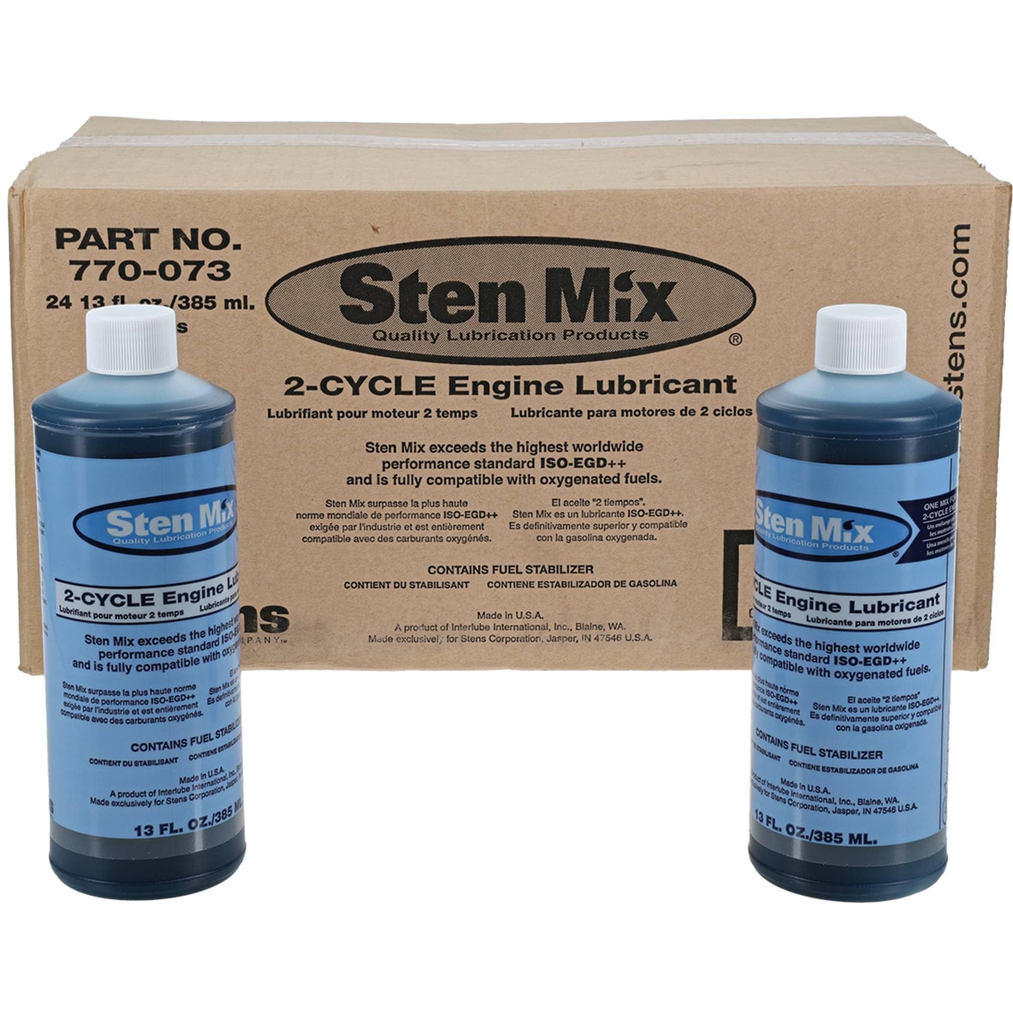 Stens 2-Cycle Oil 770-073 - Premium 2-Stroke Engine Oil for Lawn Mowers, Chainsaws & Outdoor Power Tools - Ideal for Summer Yard Maintenance & Landscaping