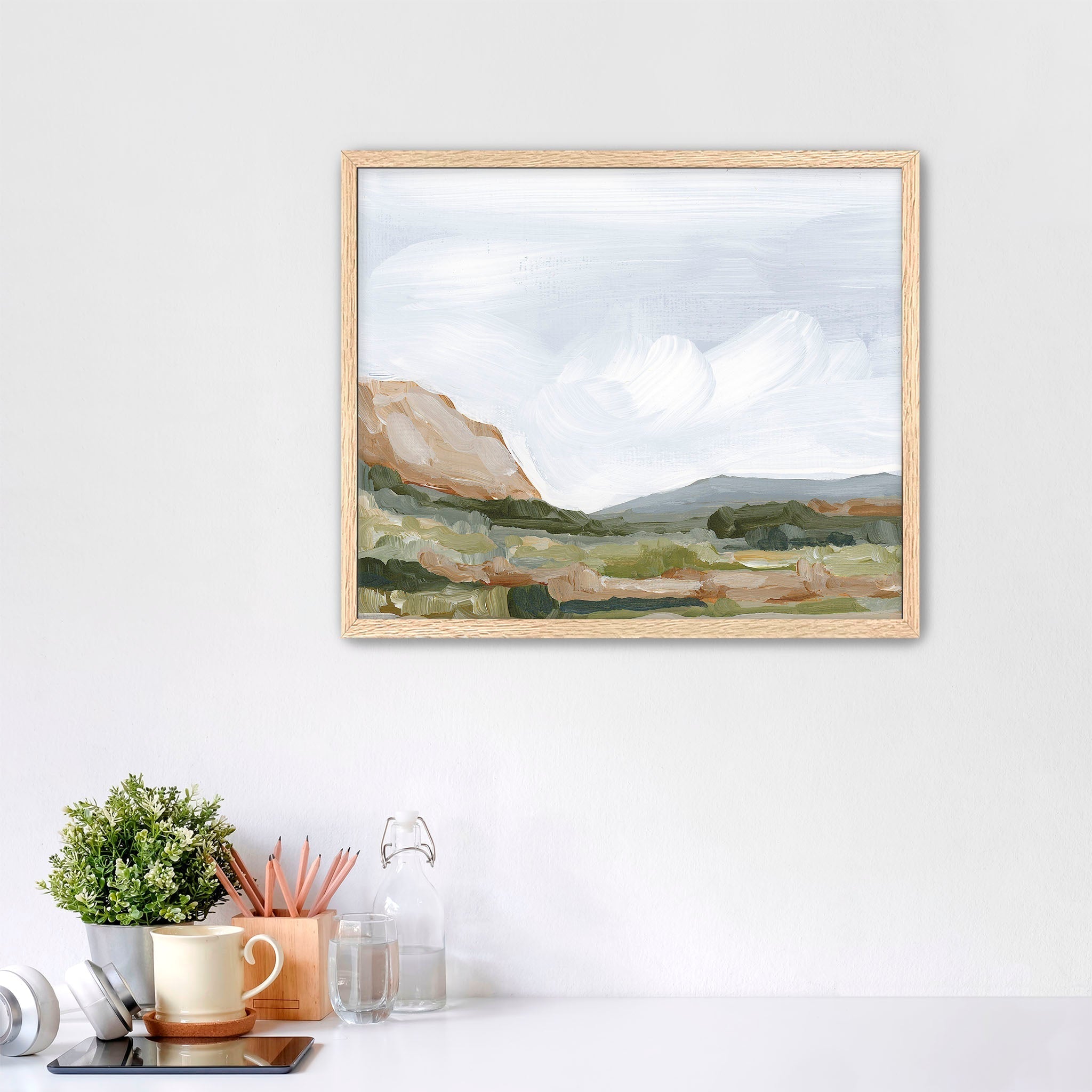 An Hour in the Garden - Premium Wall Art Print for Home & Office Decor - Perfect for Living Room, Bedroom, or Gift Giving
