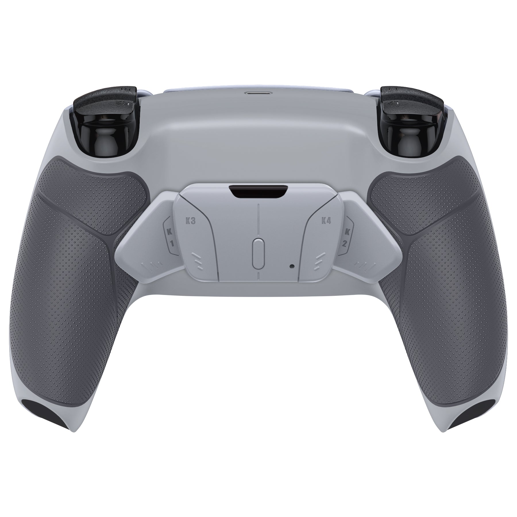 eXtremeRate Remappable RISE4 V3 Remap Kit for PS5 Controller BDM 030/040/050 - Rubberized New Hope Gray & Classic Gray - Customize Your Gameplay for FPS, Racing & Fighting Games