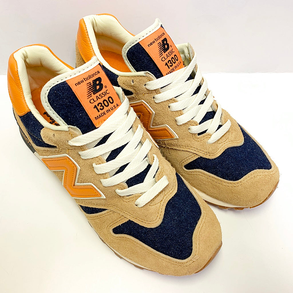 New Balance x Levi's M1300LV Brown Dark Denim Men's Sneakers - Made in USA (Red Box) | Retro Running Shoes for Casual Wear & Street Style Fashion