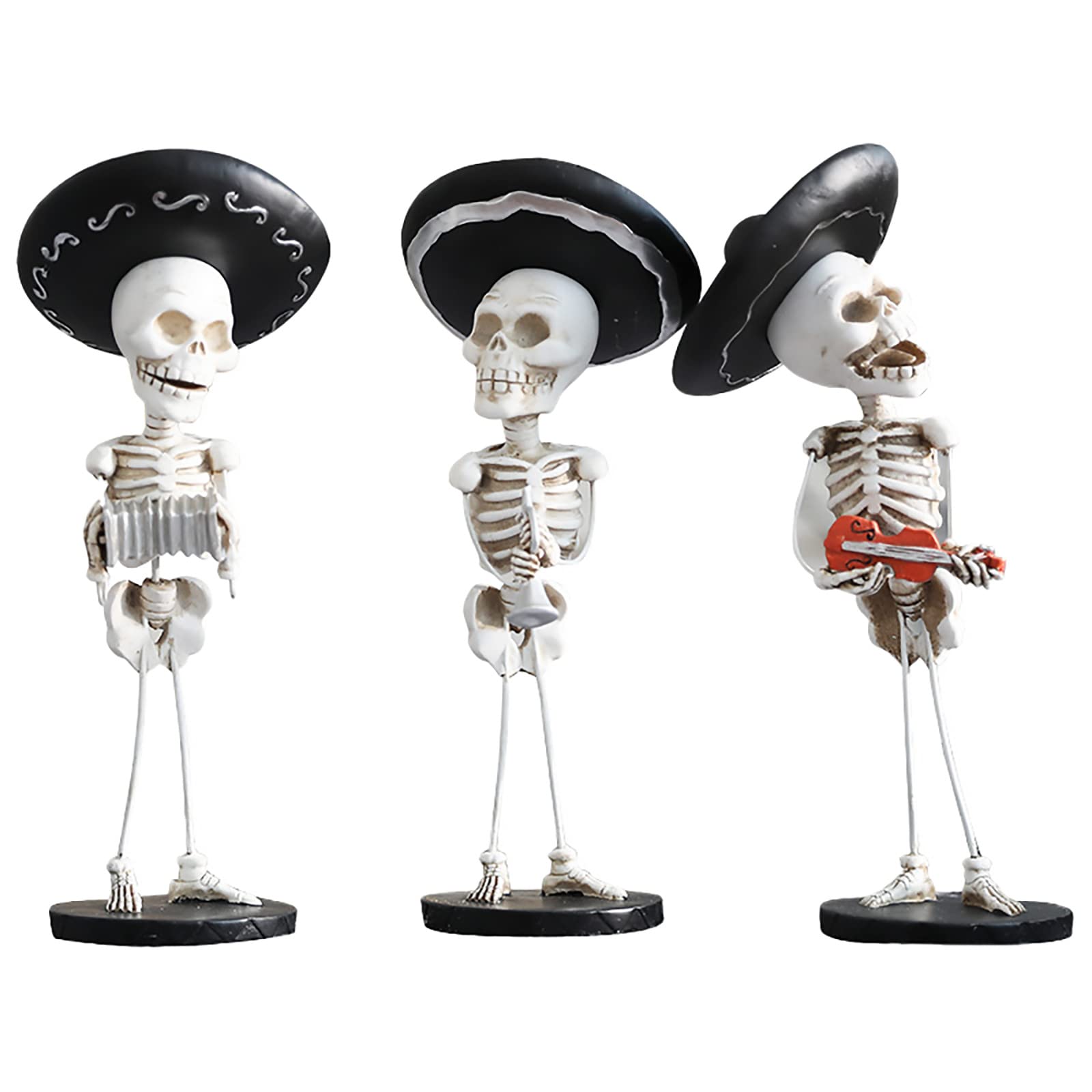 MILAX Halloween Skeleton Full Body Decoration - Realistic Electric Animated Skeleton Prop for Outdoor Yard Haunted House Decor - Perfect for Halloween Party, Haunted Attractions, and Spooky Home Decor (One Size)