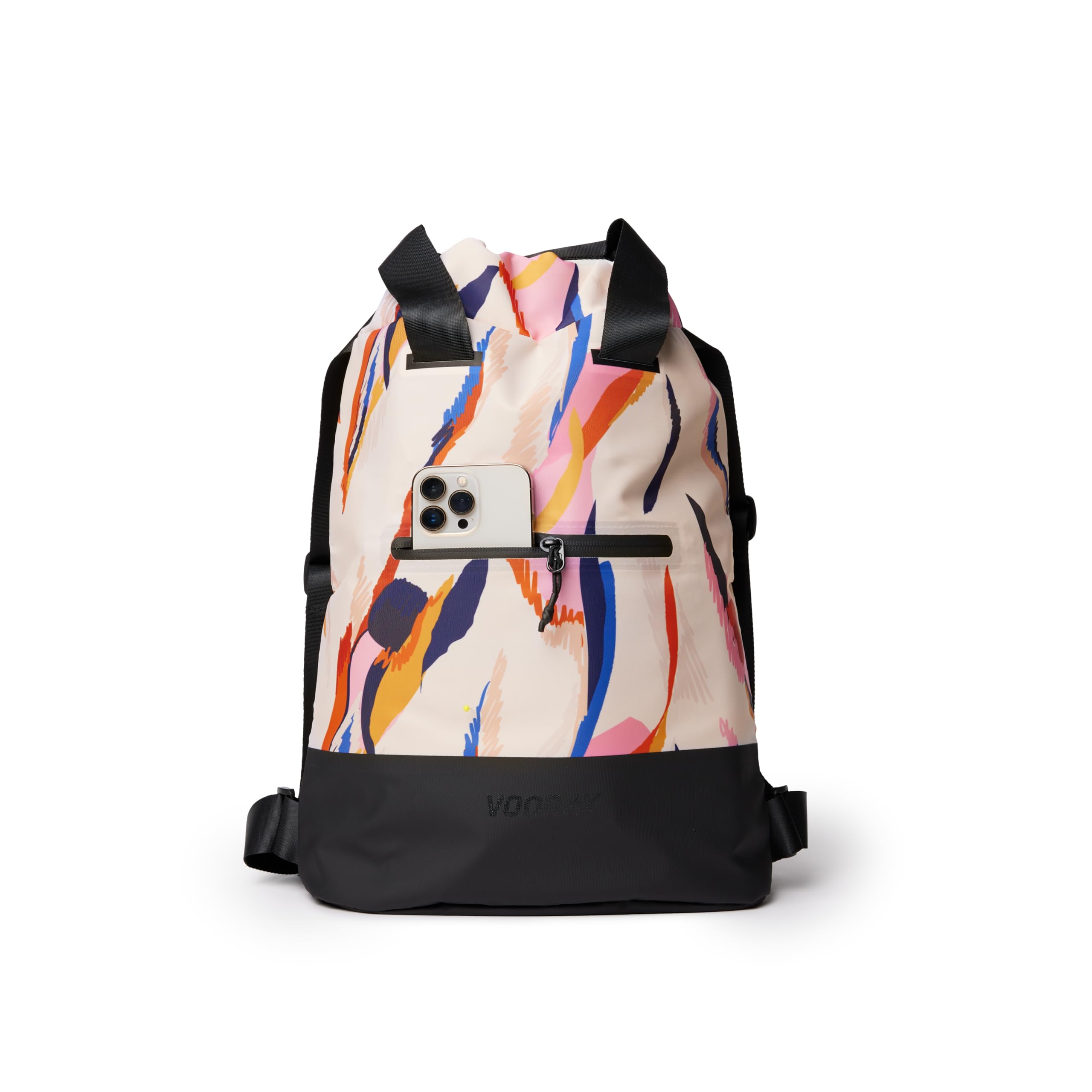 VOORAY 23L Flex Cinch Drawstring Backpack - Lightweight Travel & Gym Bag for Women & Men, Durable Weekender Backpack for Sports, Hiking, Work & School | Perfect for Commuting, Fitness & Outdoor Adventures