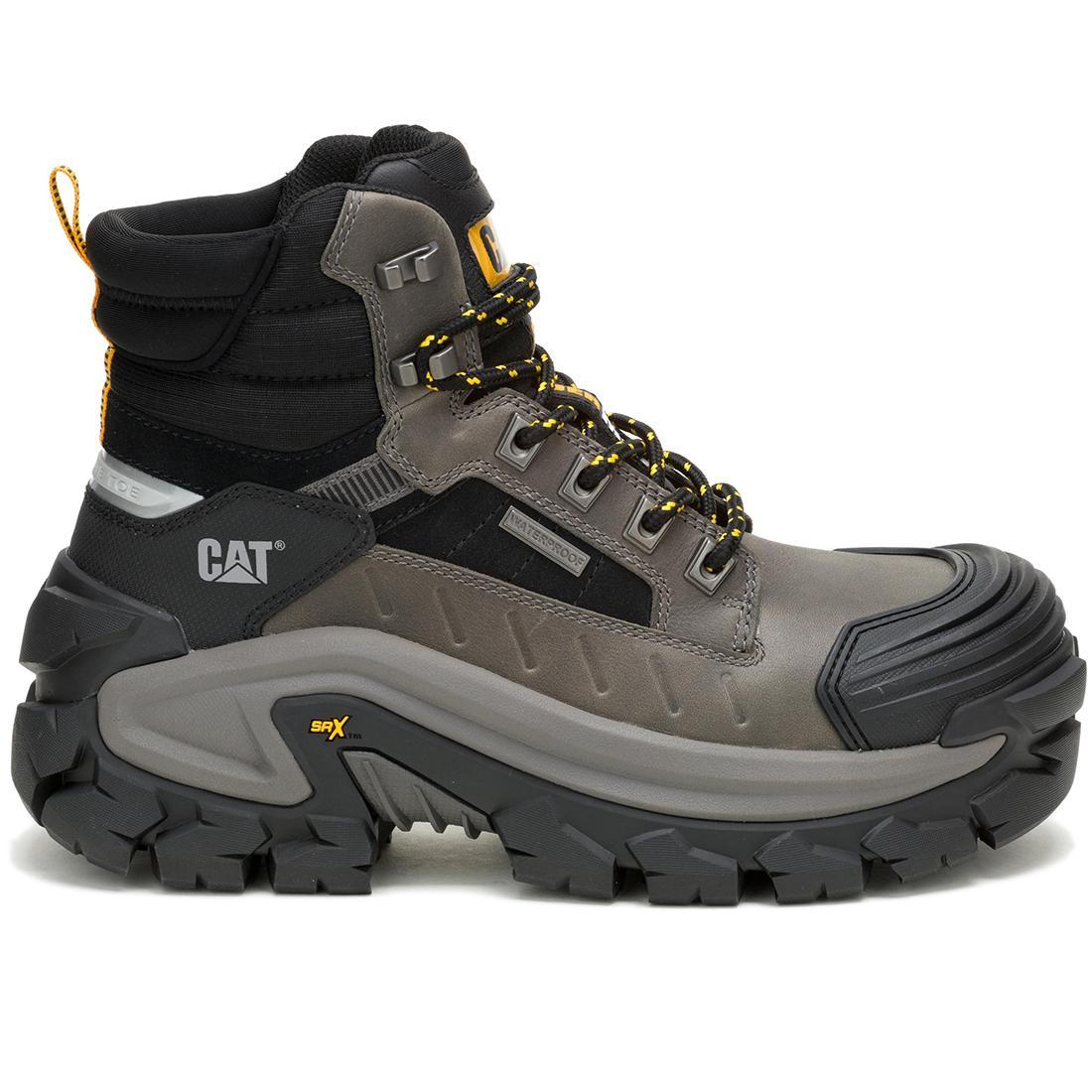 Invader Max Waterproof Composite Toe Work Boots - Safety Shoes for Men, Steel Toe Protection, Slip Resistant & Comfortable for Construction, Warehouse & Outdoor Work