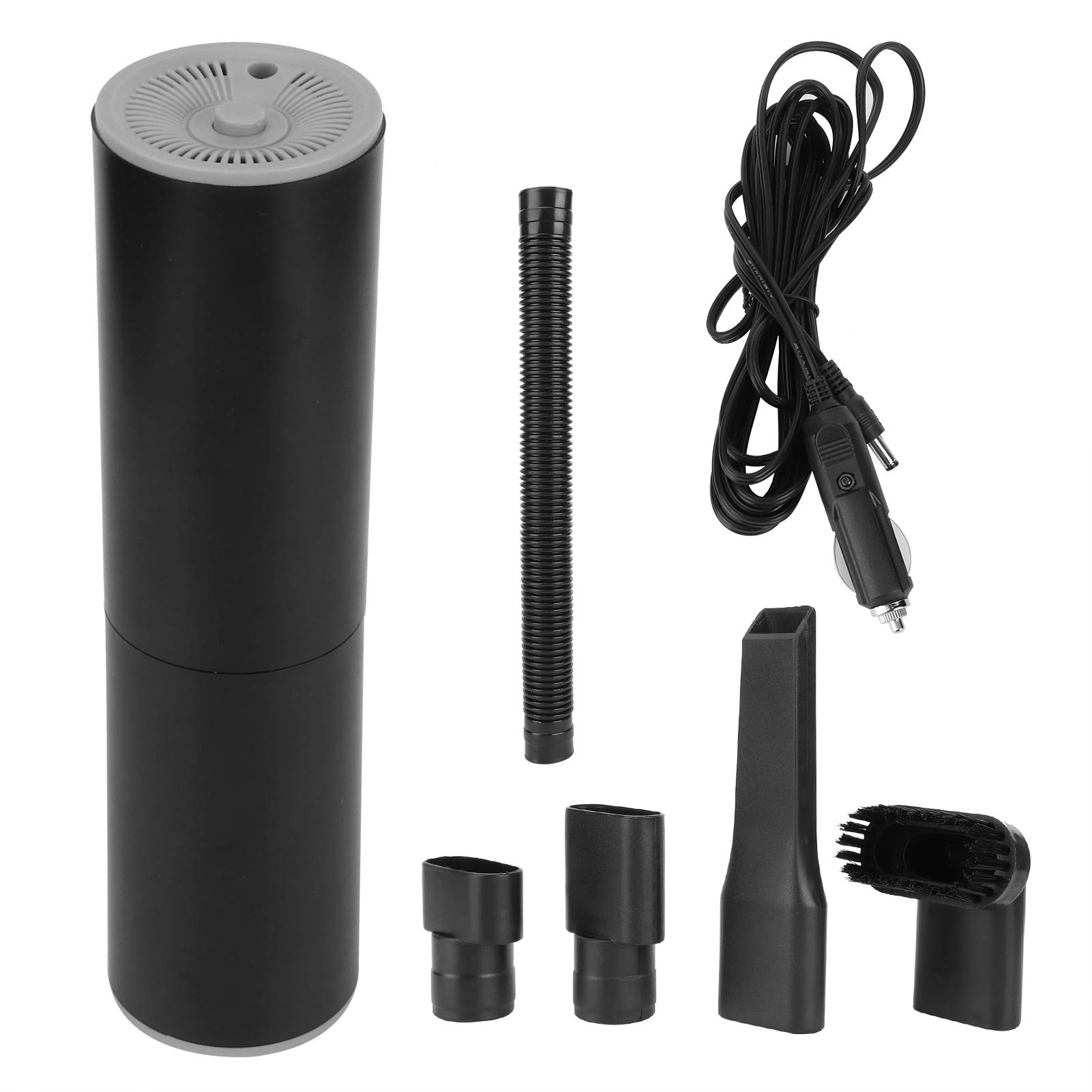TOPINCN Portable Car Vacuum Cleaner - 120W Handheld Mini Vacuum for Home & Auto, Lightweight Car Accessories with HEPA Filter (Black) | Perfect for Car Seats, Pet Hair Removal & Quick Home Cleaning