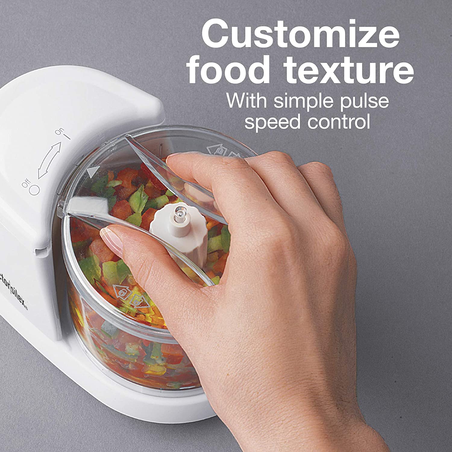 Proctor Silex 72500RY Electric Food Chopper - Compact & Powerful Kitchen Appliance for Chopping, Dicing & Mincing - Perfect for Onions, Nuts, Herbs & Vegetables - Ideal for Meal Prep, Cooking & Baking
