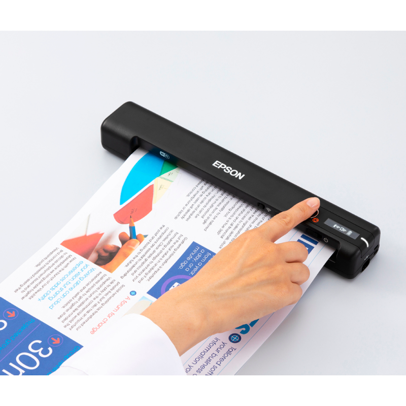 Epson WorkForce ES-60W Wireless Portable Document Scanner for Home & Office - Fast, Compact & Mobile Scanning Solution for Receipts, Photos & Business Documents