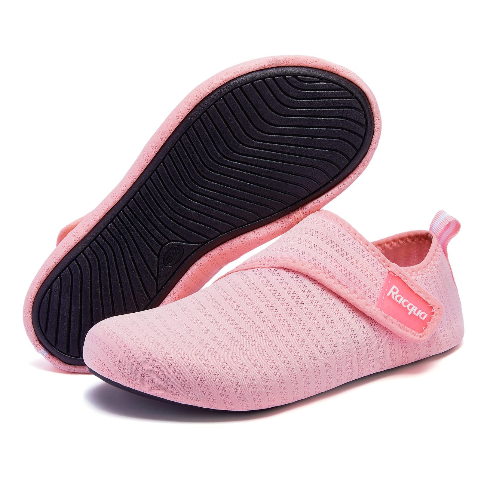 Racqua Men & Women Water Shoes - Barefoot Quick-Dry Aqua Socks for Beach, Swimming, Yoga & Outdoor Activities | Lightweight & Comfortable for Water Sports & Fitness