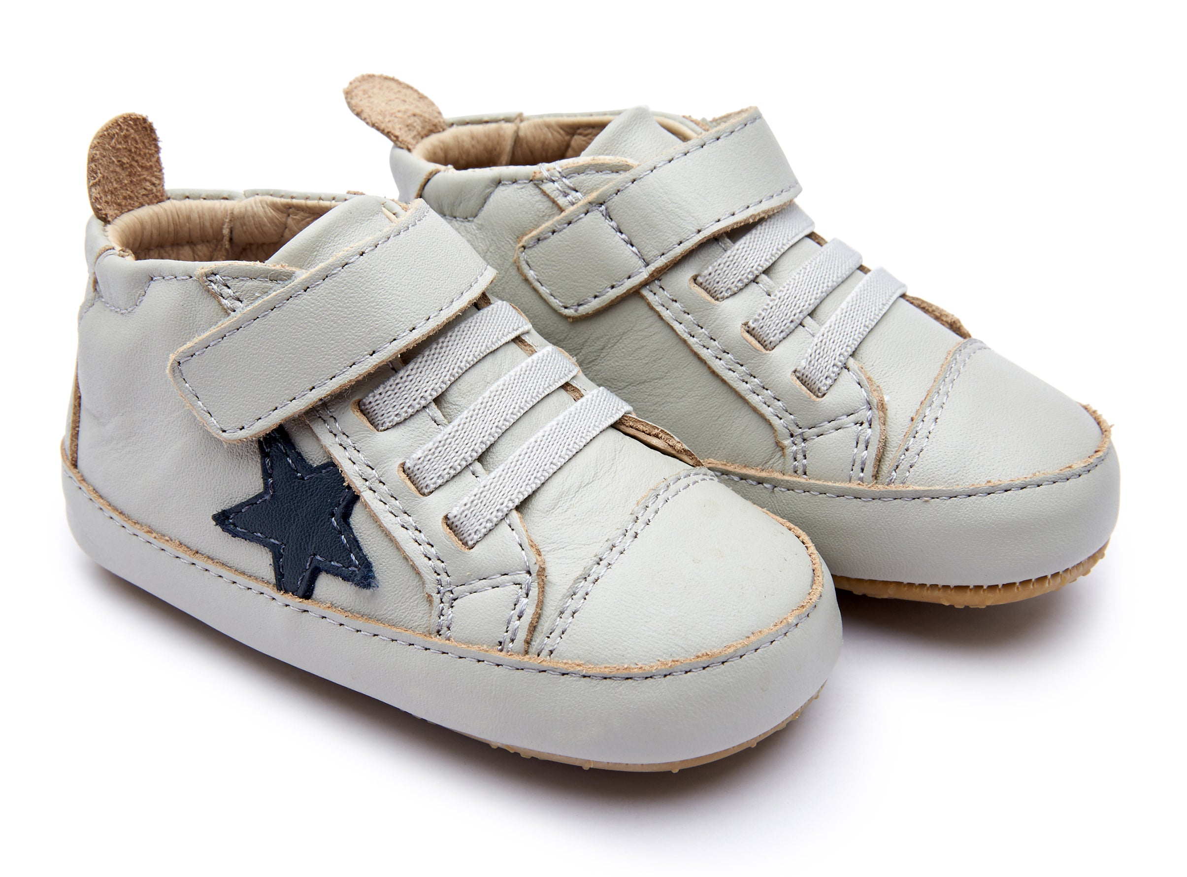 Old Soles Boys Girls Star Roller Shoes - Navy Blue & Gray Skate Sneakers for Kids | Perfect for Outdoor Play, School & Birthday Gifts