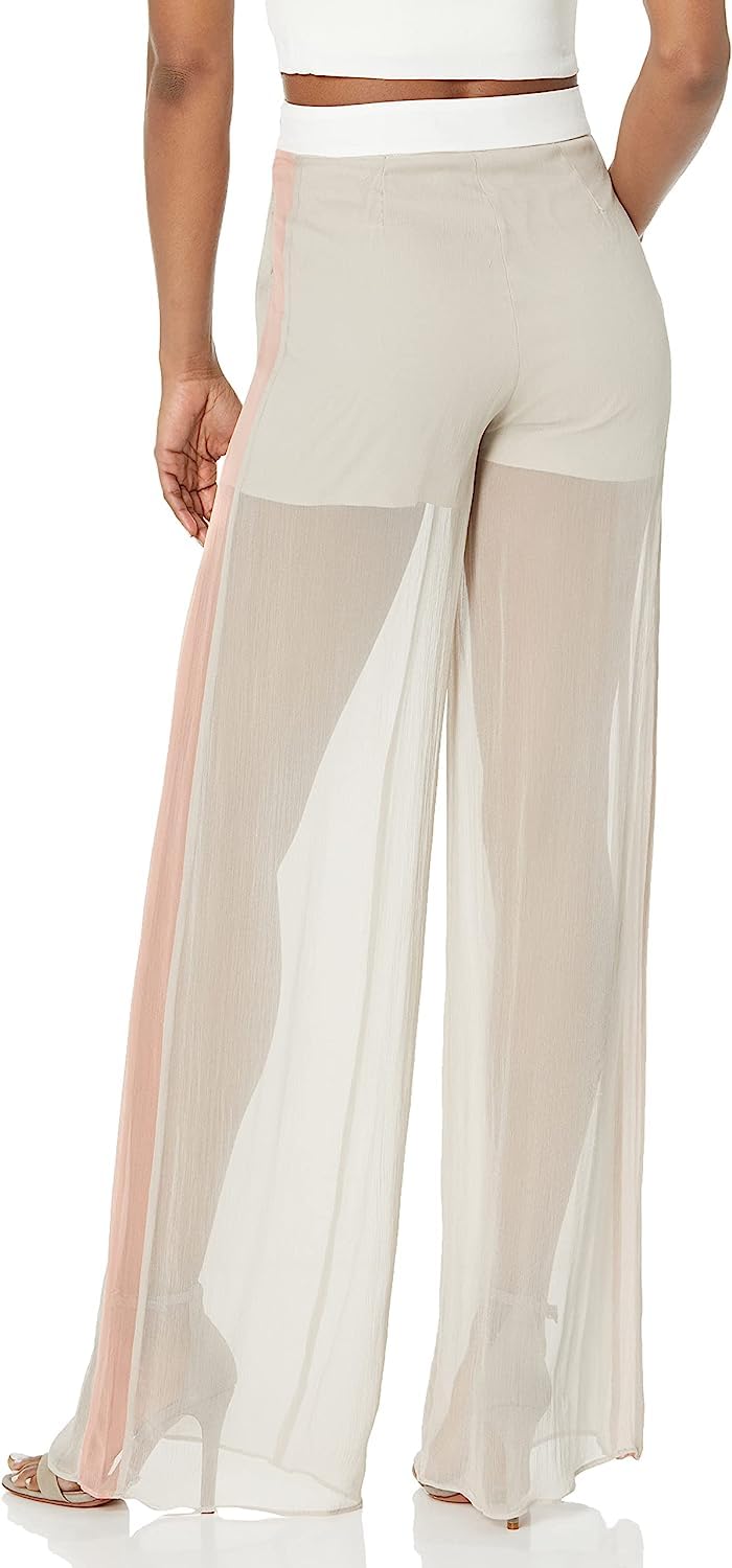 Armani Exchange Women's Viscose See-Through Pants - Stylish & Comfortable Leggings for Casual Wear, Work & Night Out