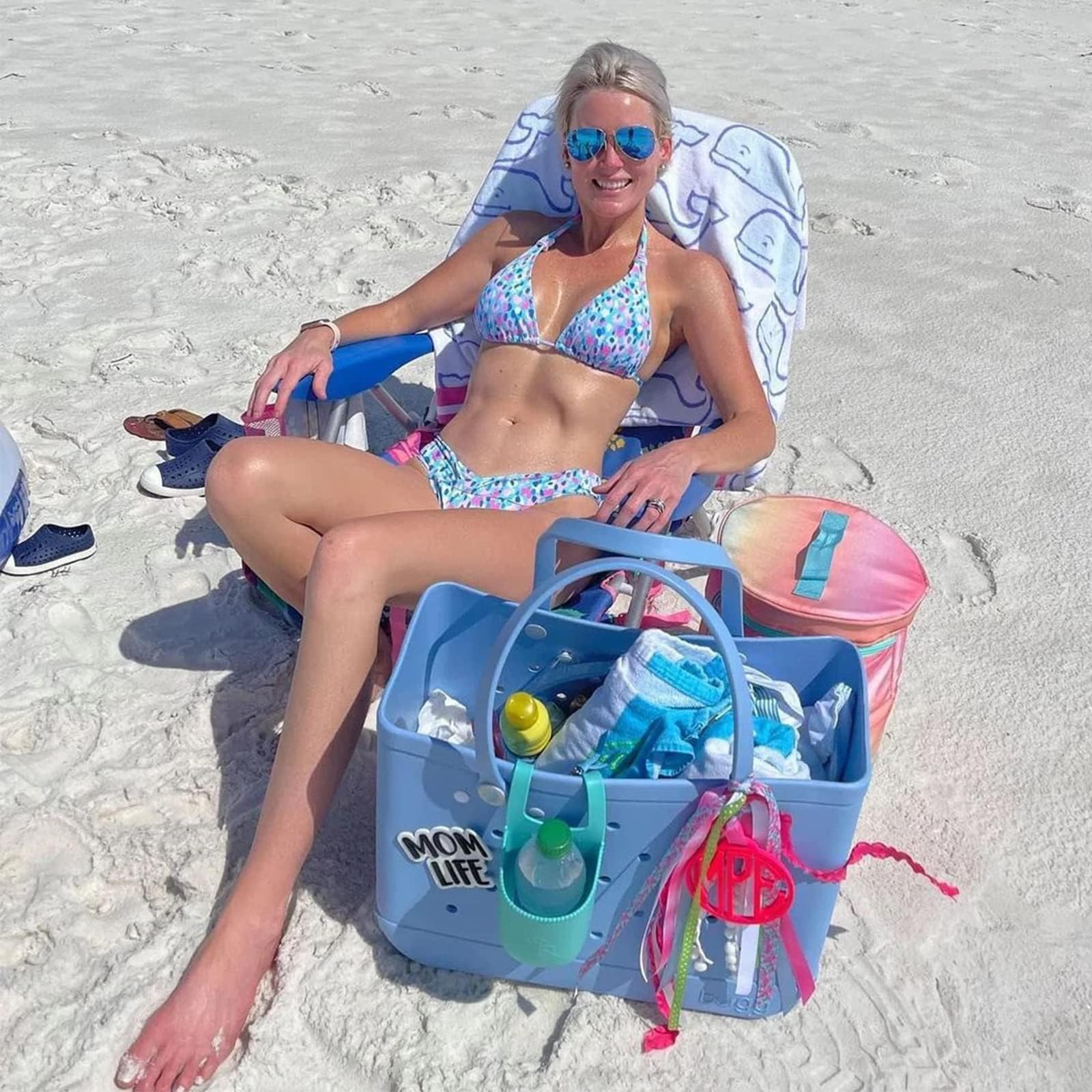 Extra Large Waterproof Washable Durable Open Tote Bag for Beach, Boat, Pool & Sports | Perfect for Summer Outings, Travel & Outdoor Activities