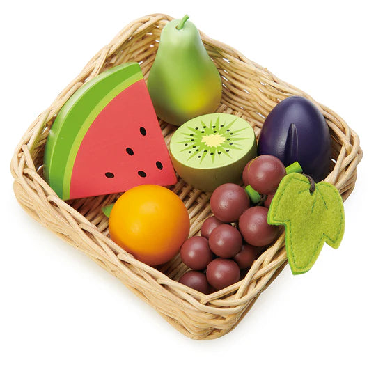 Fresh Fruits Basket - Organic & Seasonal Assortment for Healthy Snacking, Gifts & Home Decor | Perfect for Parties, Holidays & Family Gatherings