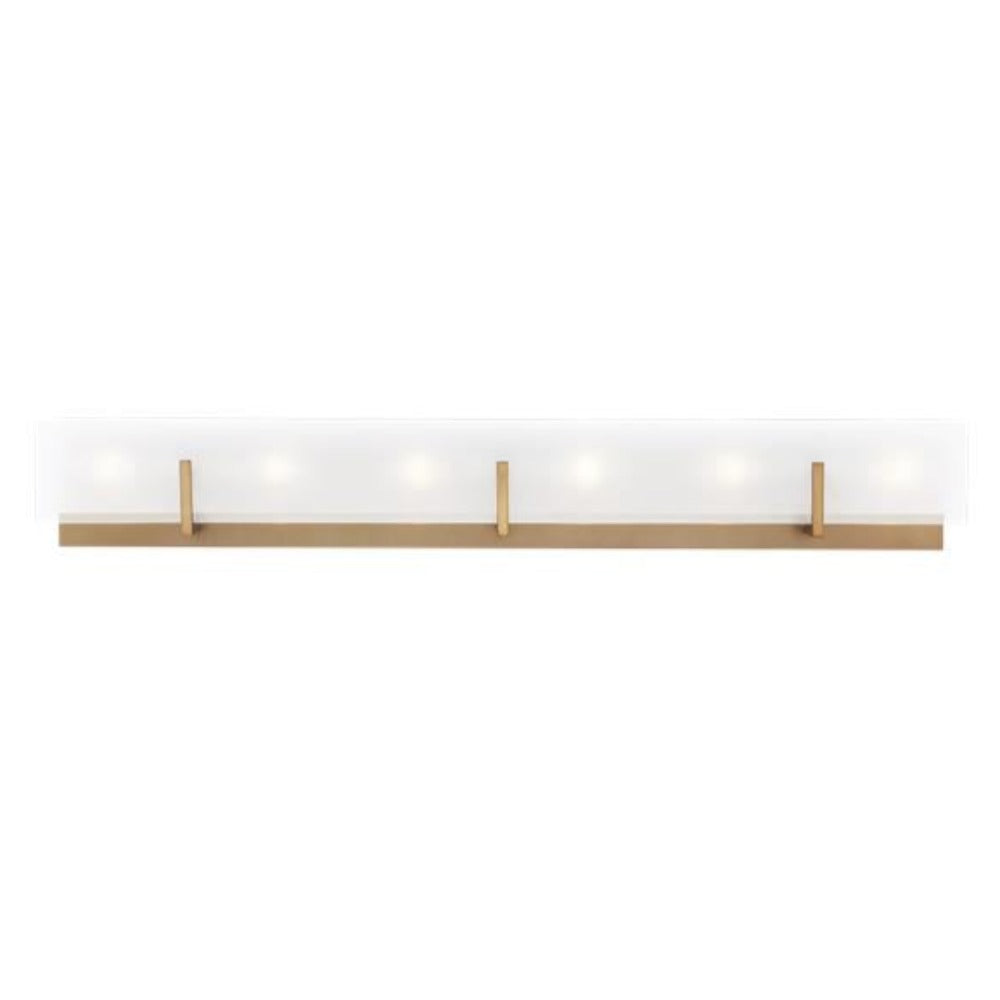 Sienna 6-Light Vanity Mirror with LED Lighting - Modern Bathroom Makeup Mirror for Dressing Table, Perfect for Home Spa & Beauty Salon Use
