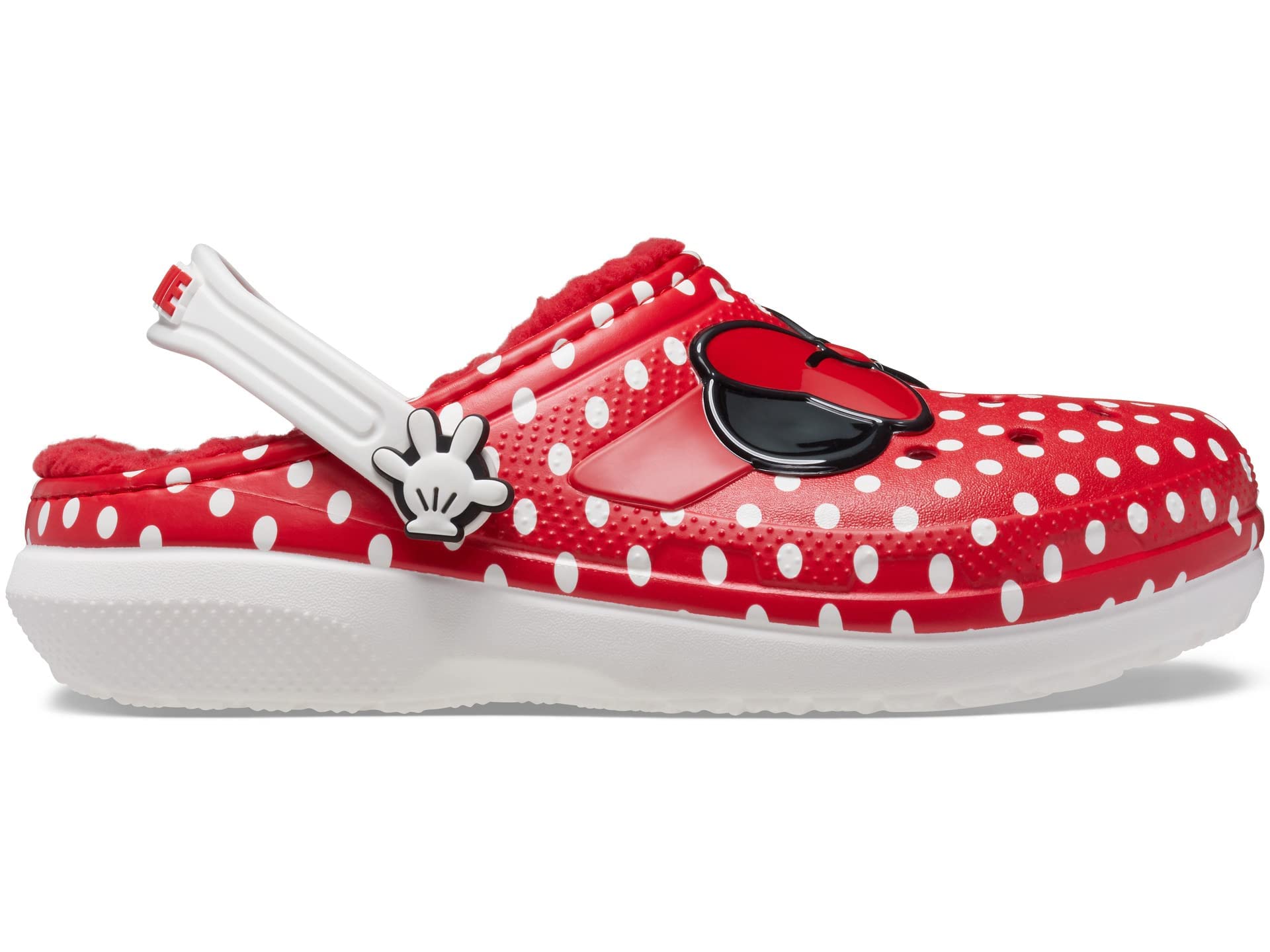 Crocs Unisex-Child Classic Lined Disney Clogs | Mickey & Minnie Mouse Shoes & Slippers | Warm Winter Indoor/Outdoor Footwear for Kids