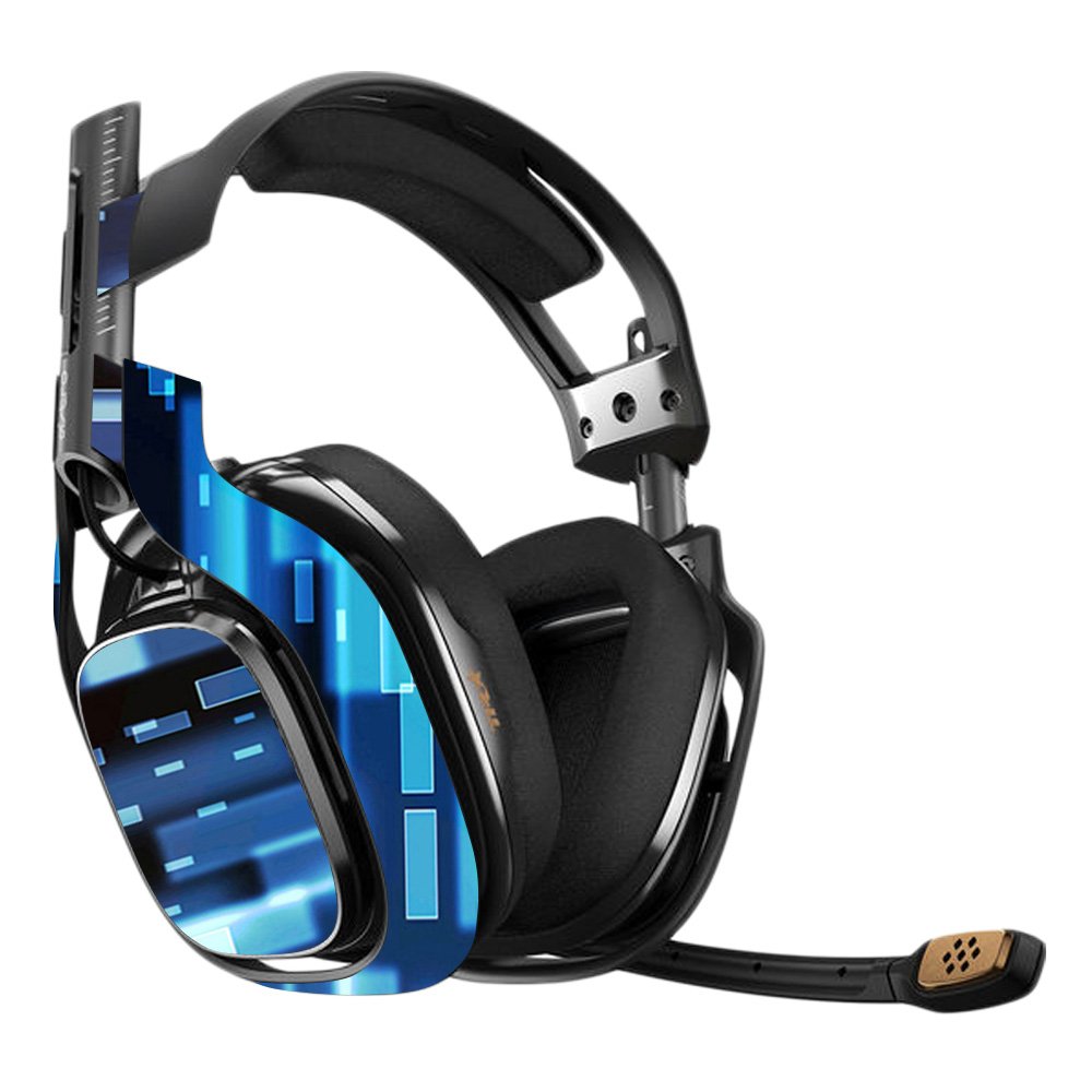 MightySkins Vinyl Decal Wrap Cover for Astro A40 3rd Gen Gaming Headset - Space Blocks Design | Protective, Durable & Customizable Skin | Easy to Apply & Remove | Made in USA | Perfect for Gaming, Streaming & Esports Enthusiasts