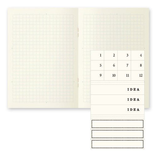 MD Notebook Light Set - Premium Midori DESIGNPHIL Notebook with LED Light for Journaling, Writing & Reading | Perfect for Office, Study & Nighttime Use