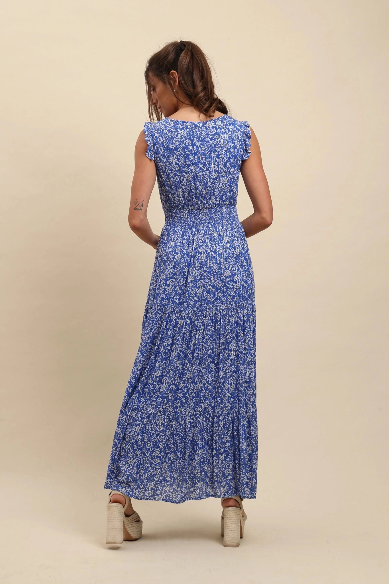 Floral Print Long Robe for Women - Soft & Comfortable Loungewear for Relaxing at Home, Spa Days, and Vacation Getaways