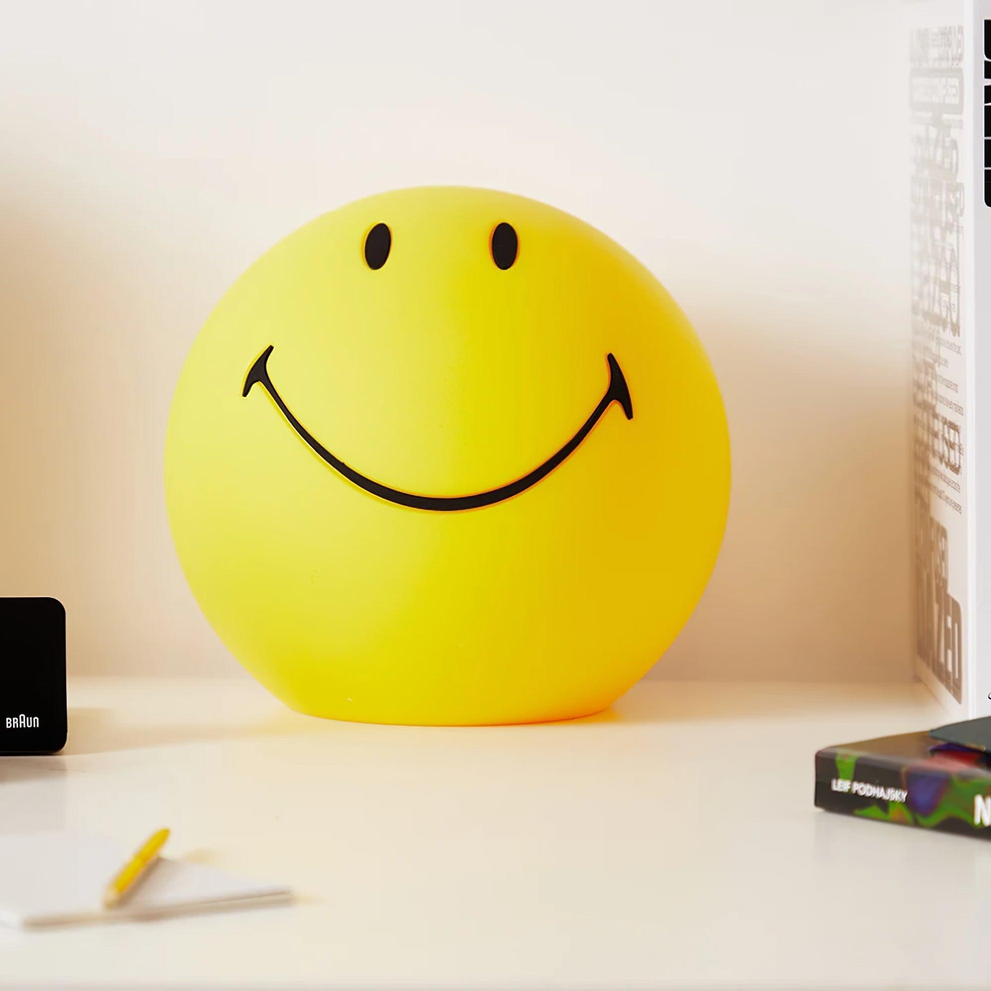 Smiling Table Lamp - Modern LED Night Light for Bedroom, Living Room, and Office - Perfect for Reading, Decor, and Relaxation