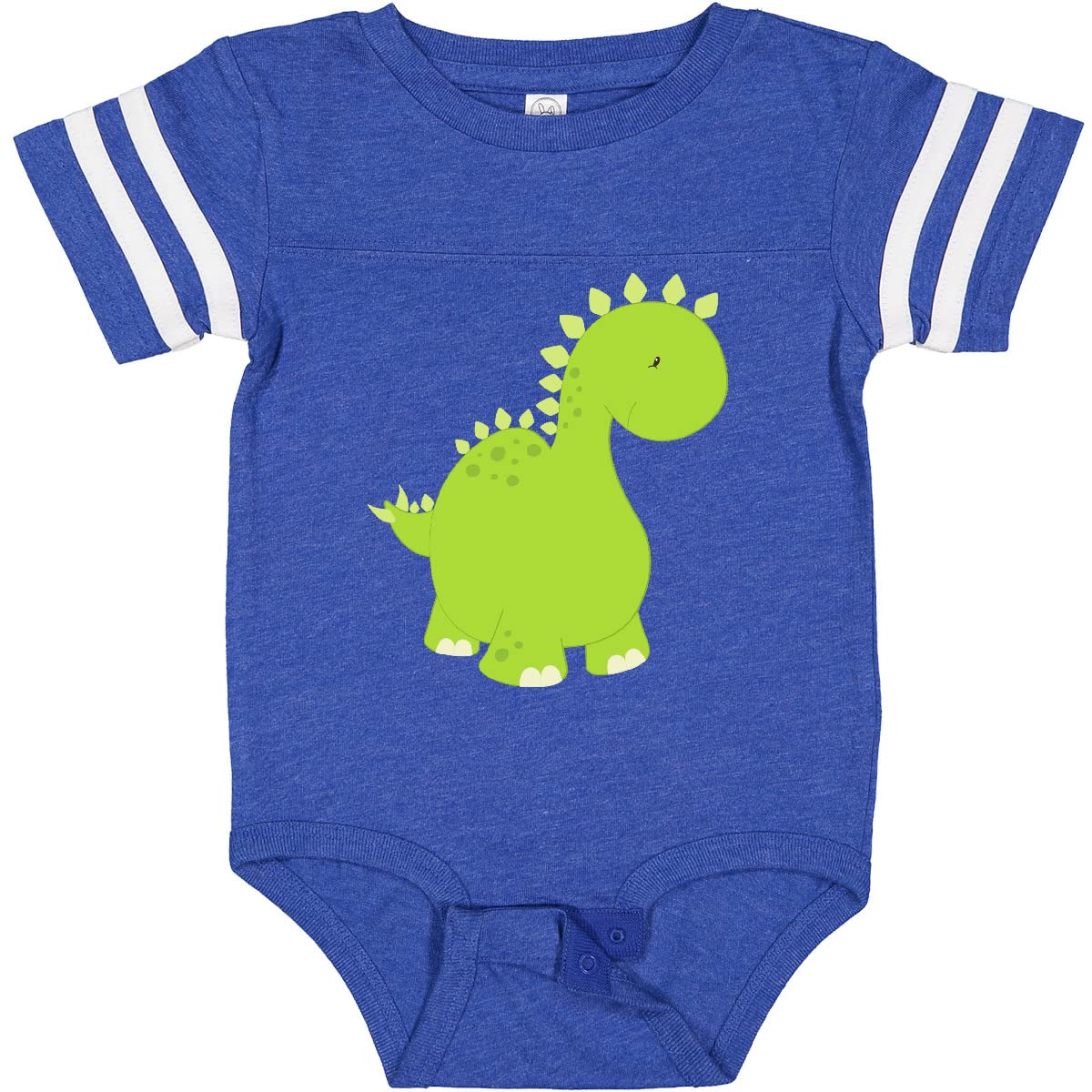 Inktastic Cute Dinosaur Baby Bodysuit - Adorable Stegosaurus Dino Onesie for Infants & Toddlers | Perfect for Playtime, Photo Shoots & Dinosaur-Themed Birthday Parties